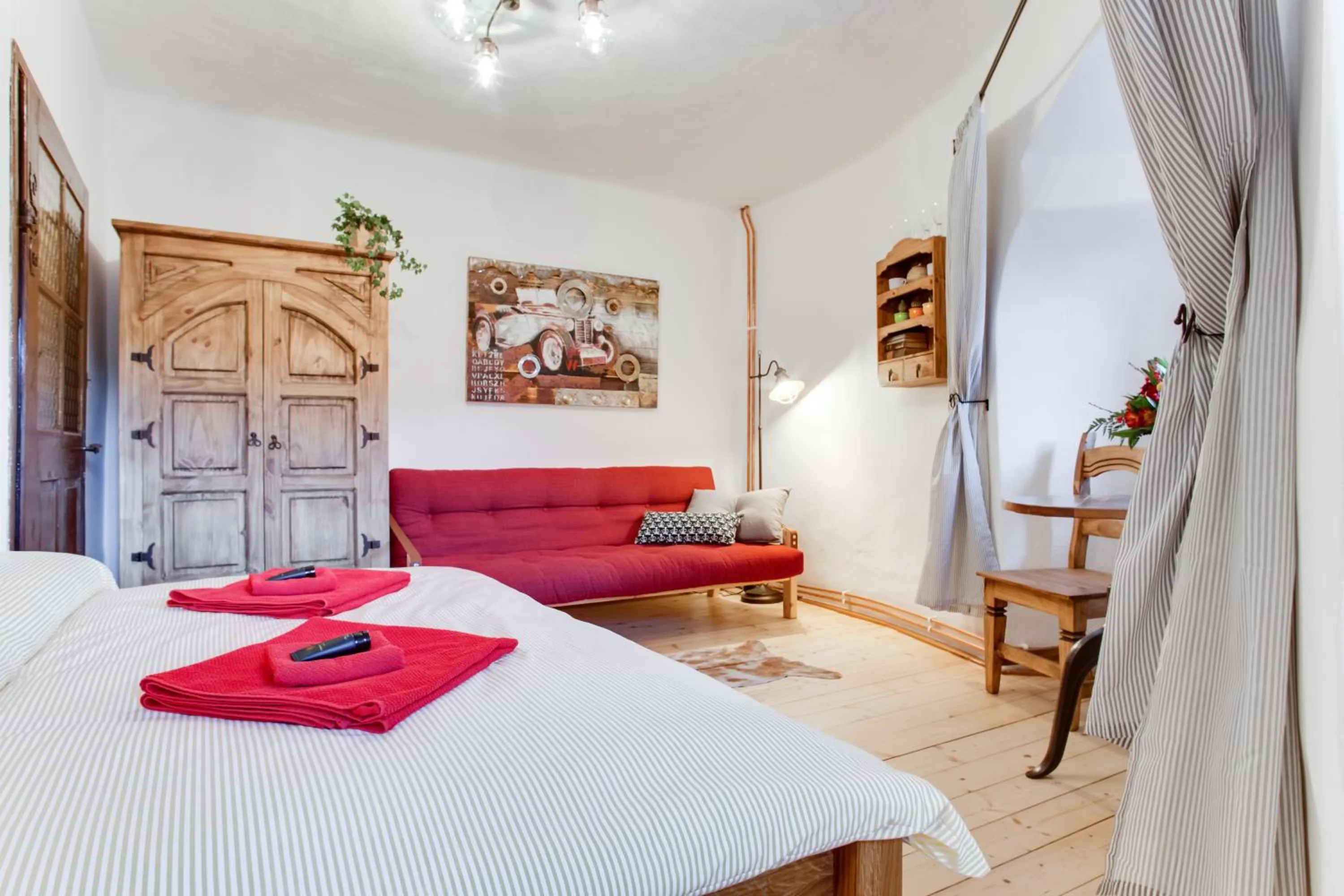 Bedroom, Bed in Krumlov Tower