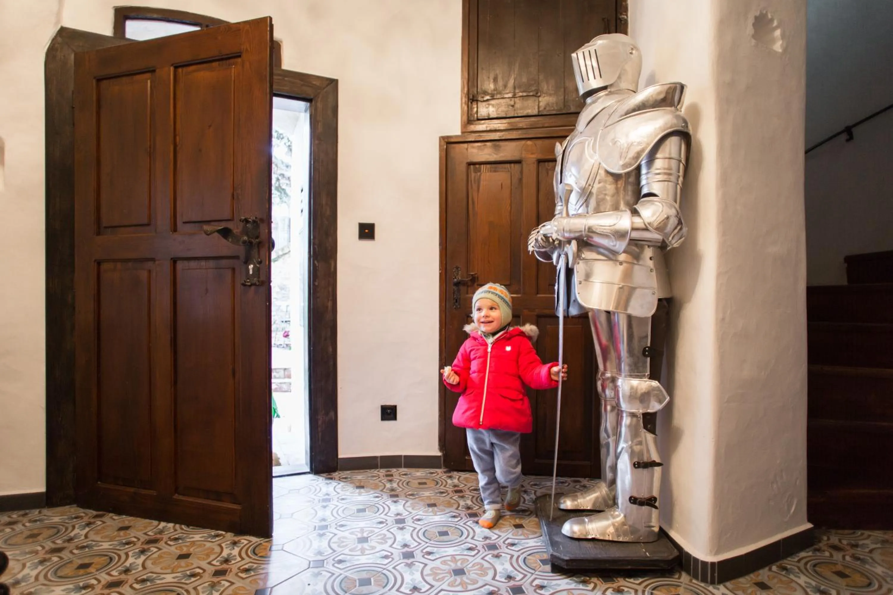 Lobby or reception in Krumlov Tower