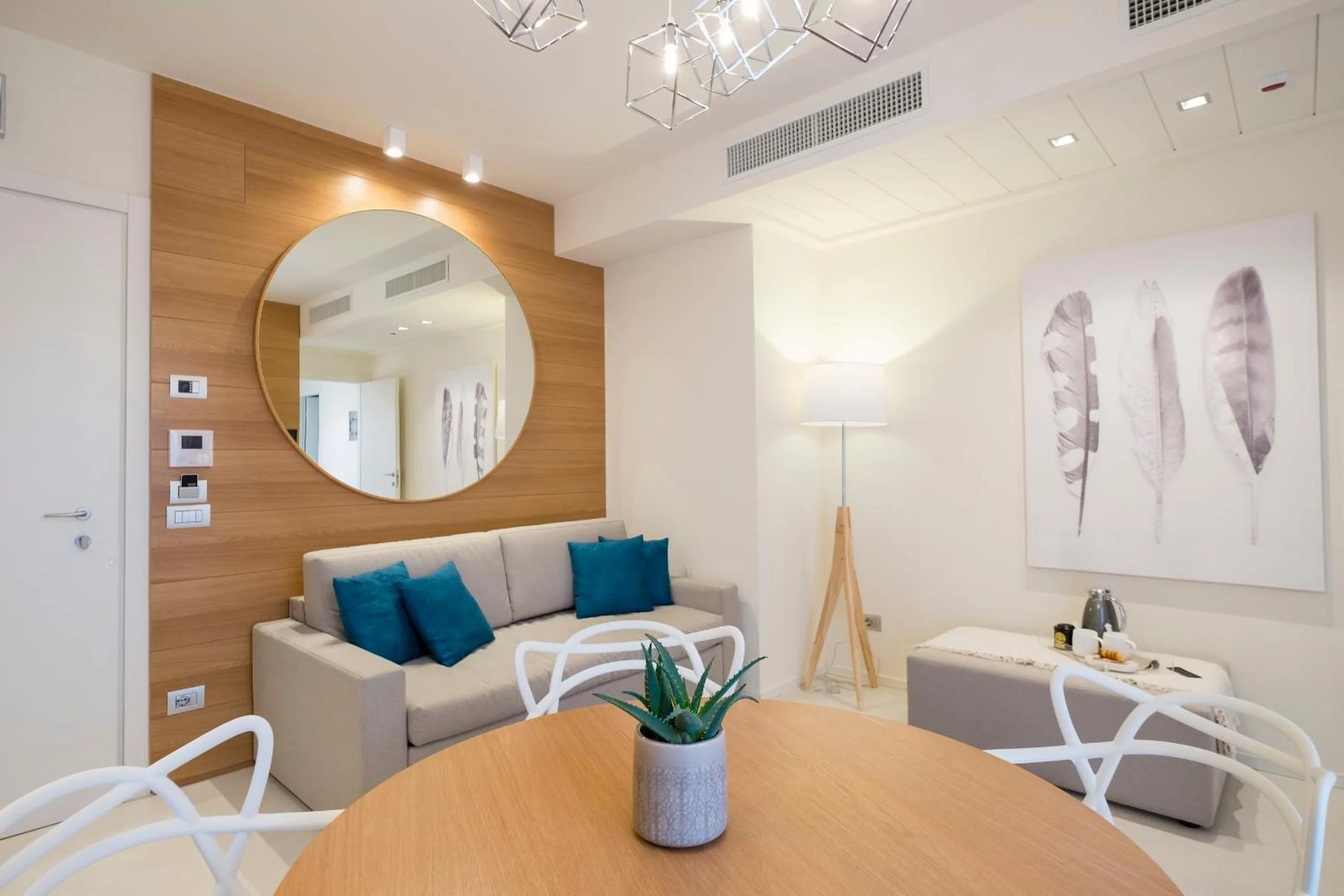 Living room in Metropol Ceccarini Suite - Luxury apartments