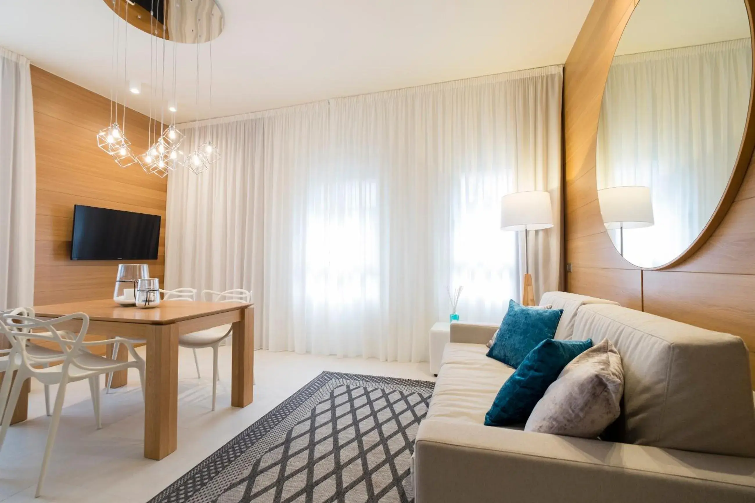 Living room in Metropol Ceccarini Suite - Luxury apartments Living room in Metropol Ceccarini Suite - Luxury apartments