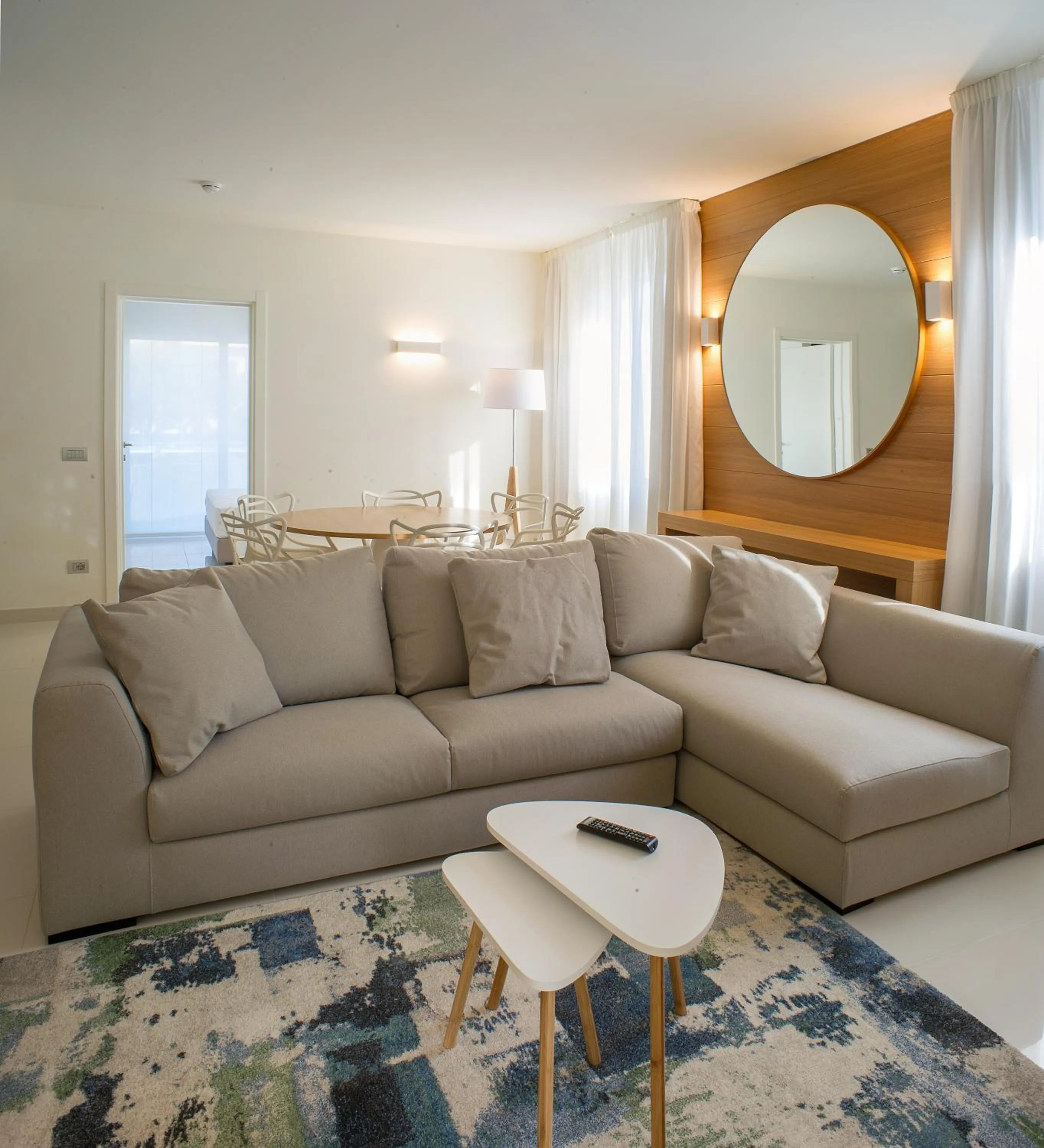 Living room in Metropol Ceccarini Suite - Luxury apartments
