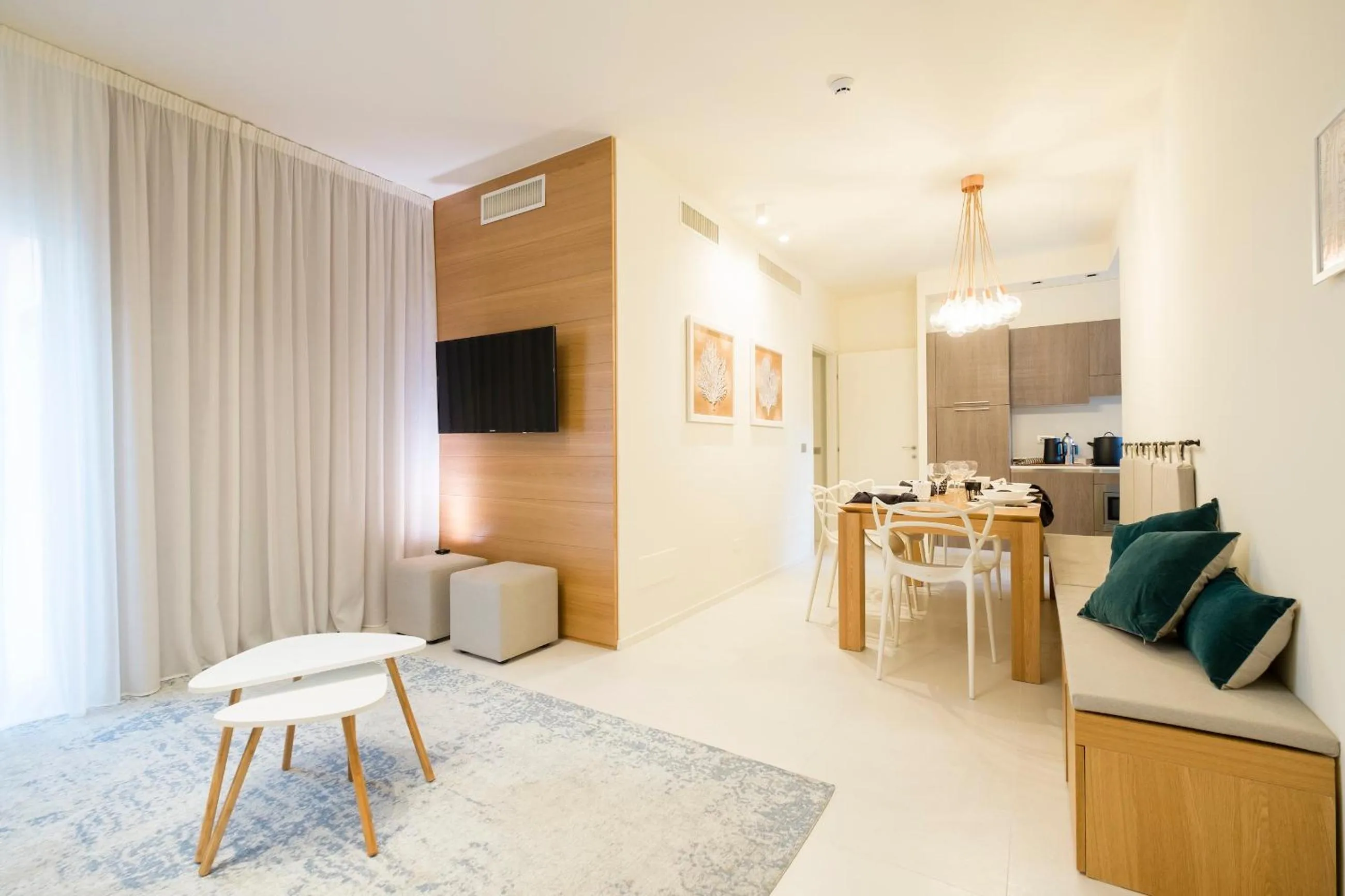 Living room in Metropol Ceccarini Suite - Luxury apartments