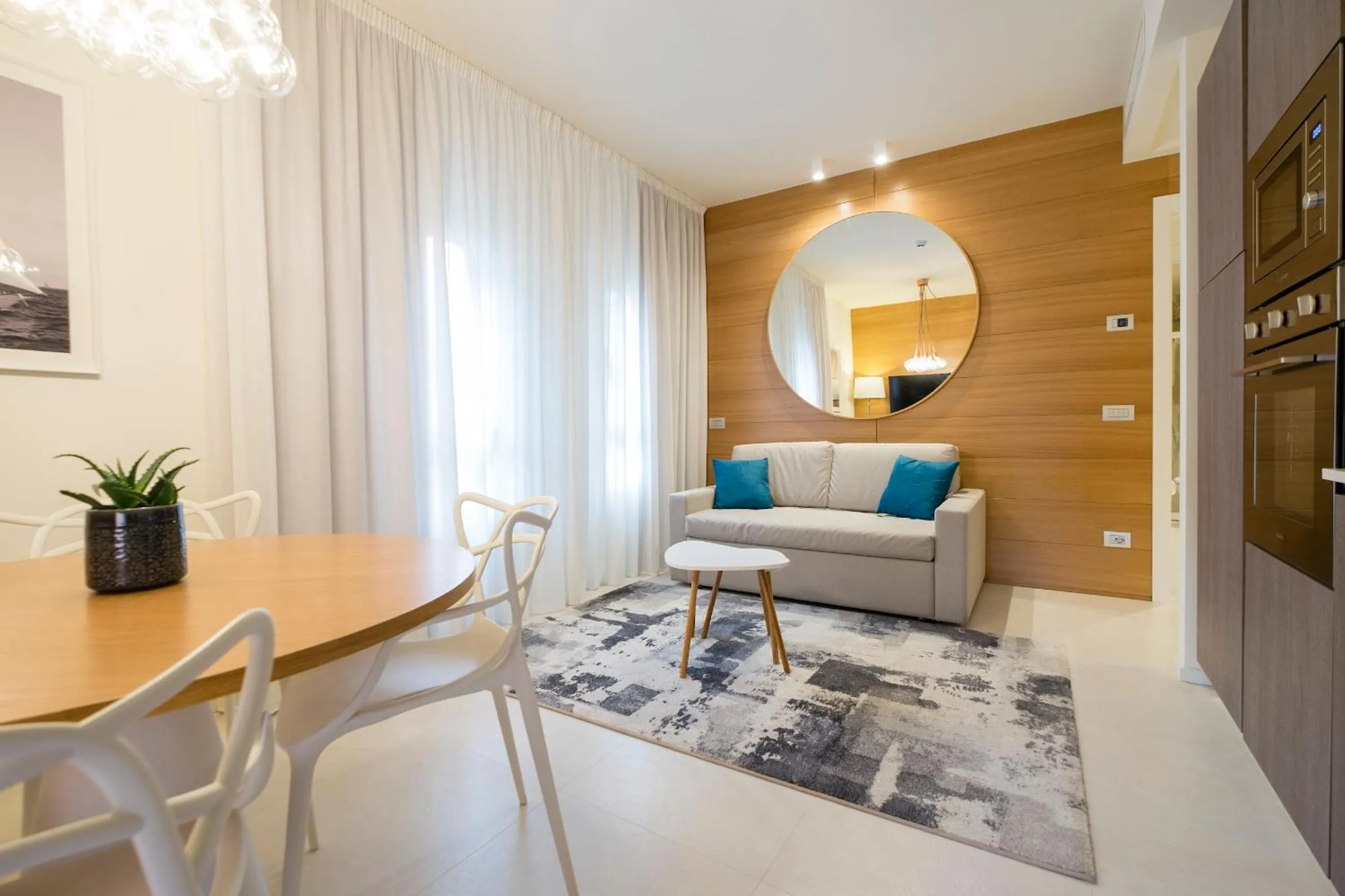 Living room in Metropol Ceccarini Suite - Luxury apartments