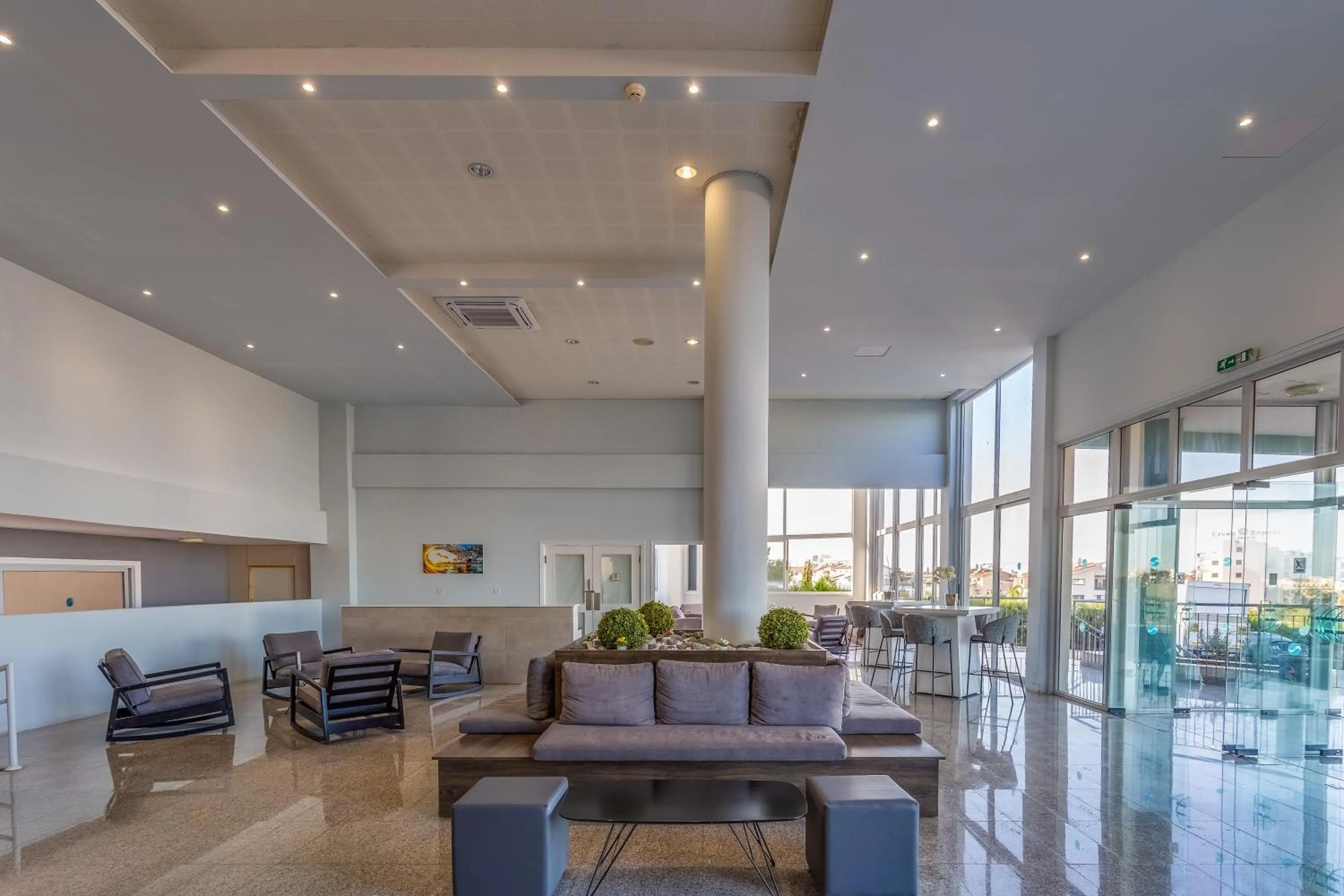 Lobby or reception in Toxotis Hotel