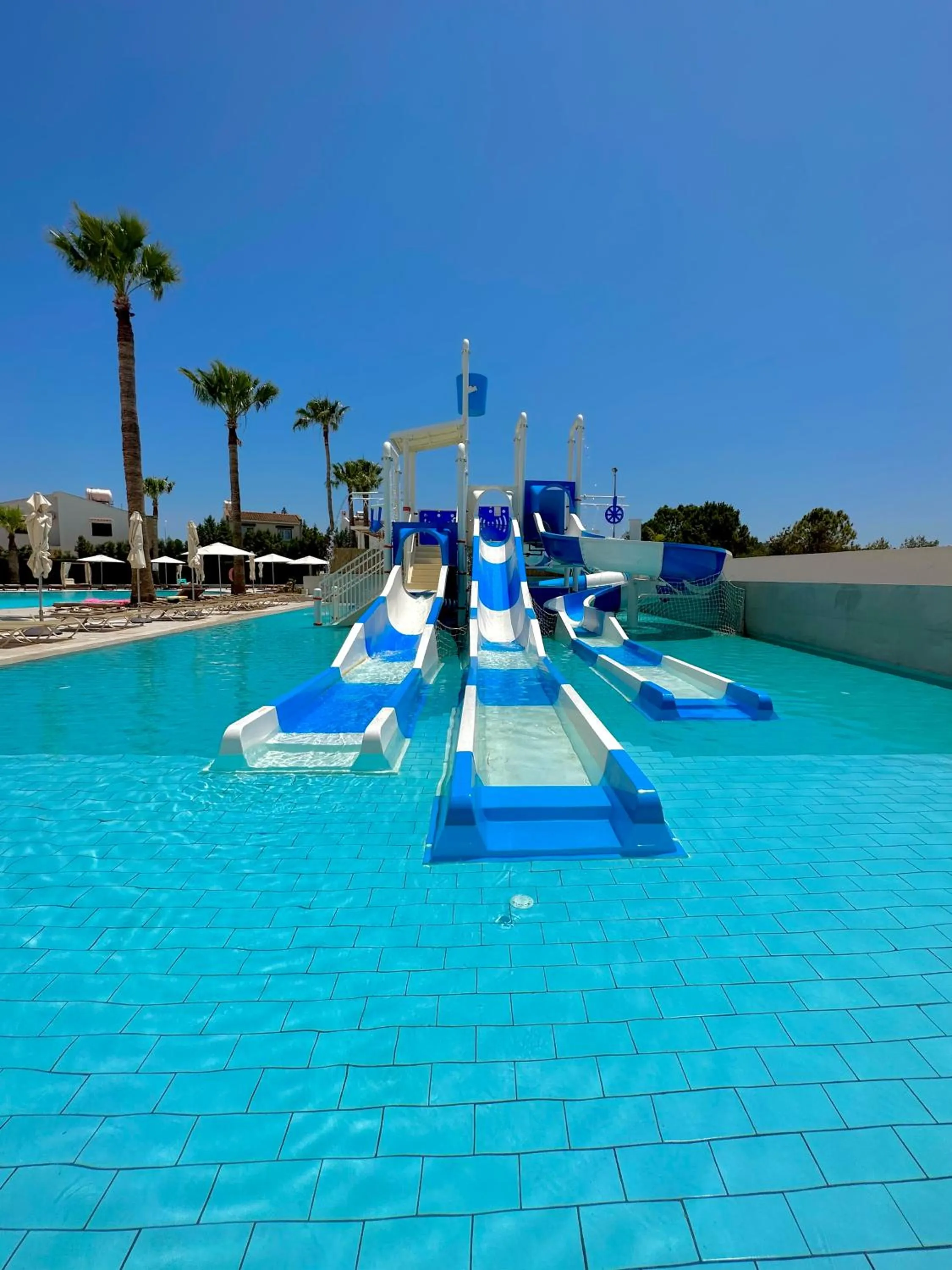 Aqua park in Toxotis Hotel