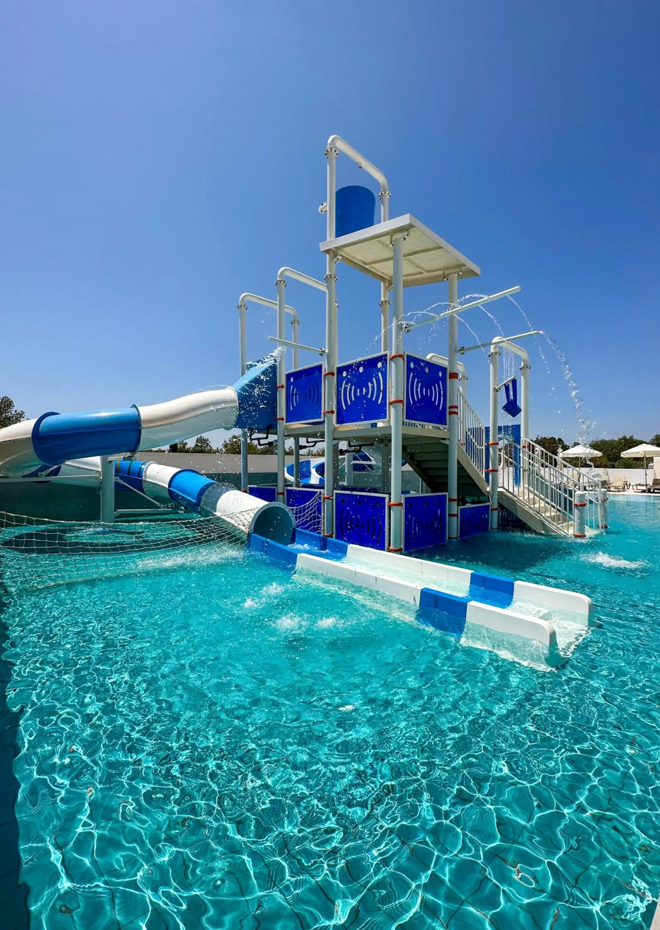 Aqua park in Toxotis Hotel