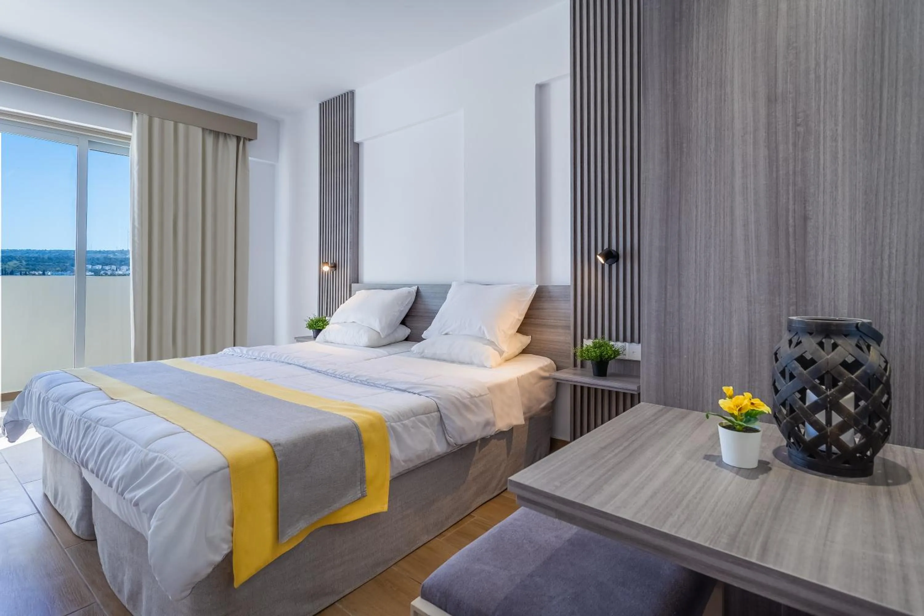 Bedroom in Toxotis Hotel