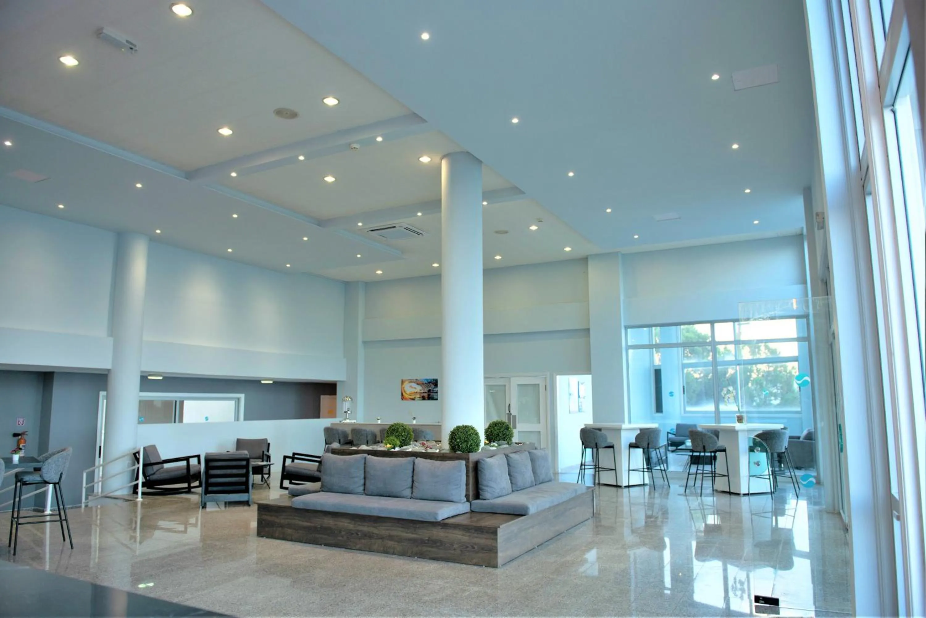 Lobby or reception in Toxotis Hotel