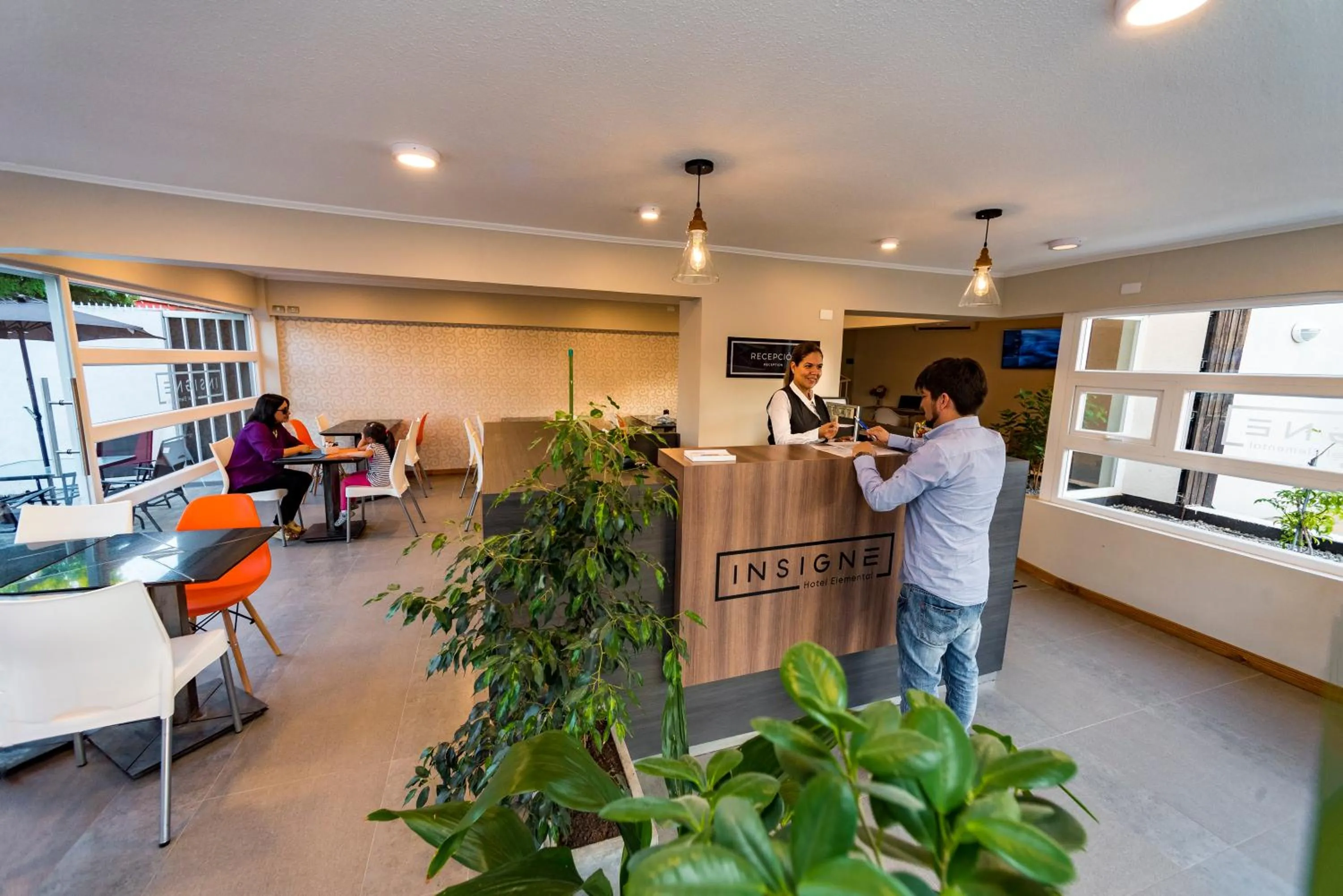 Lobby or reception in Hotel Insigne