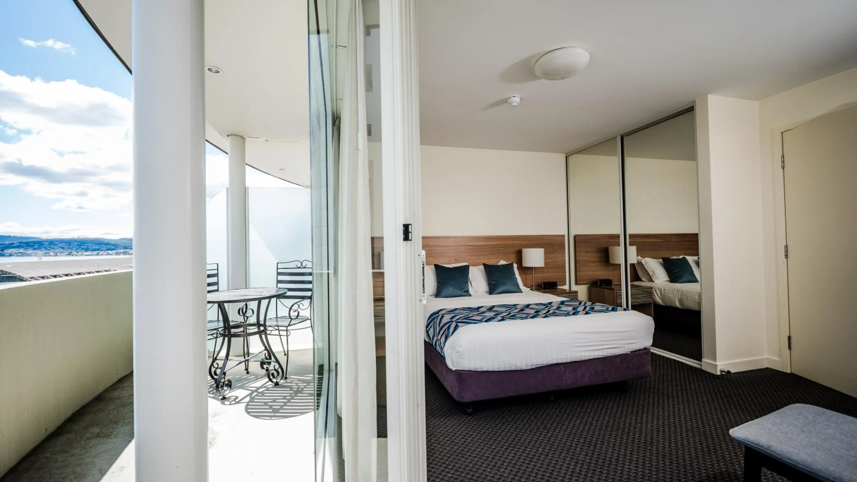 Balcony/Terrace, Bed in Salamanca Terraces