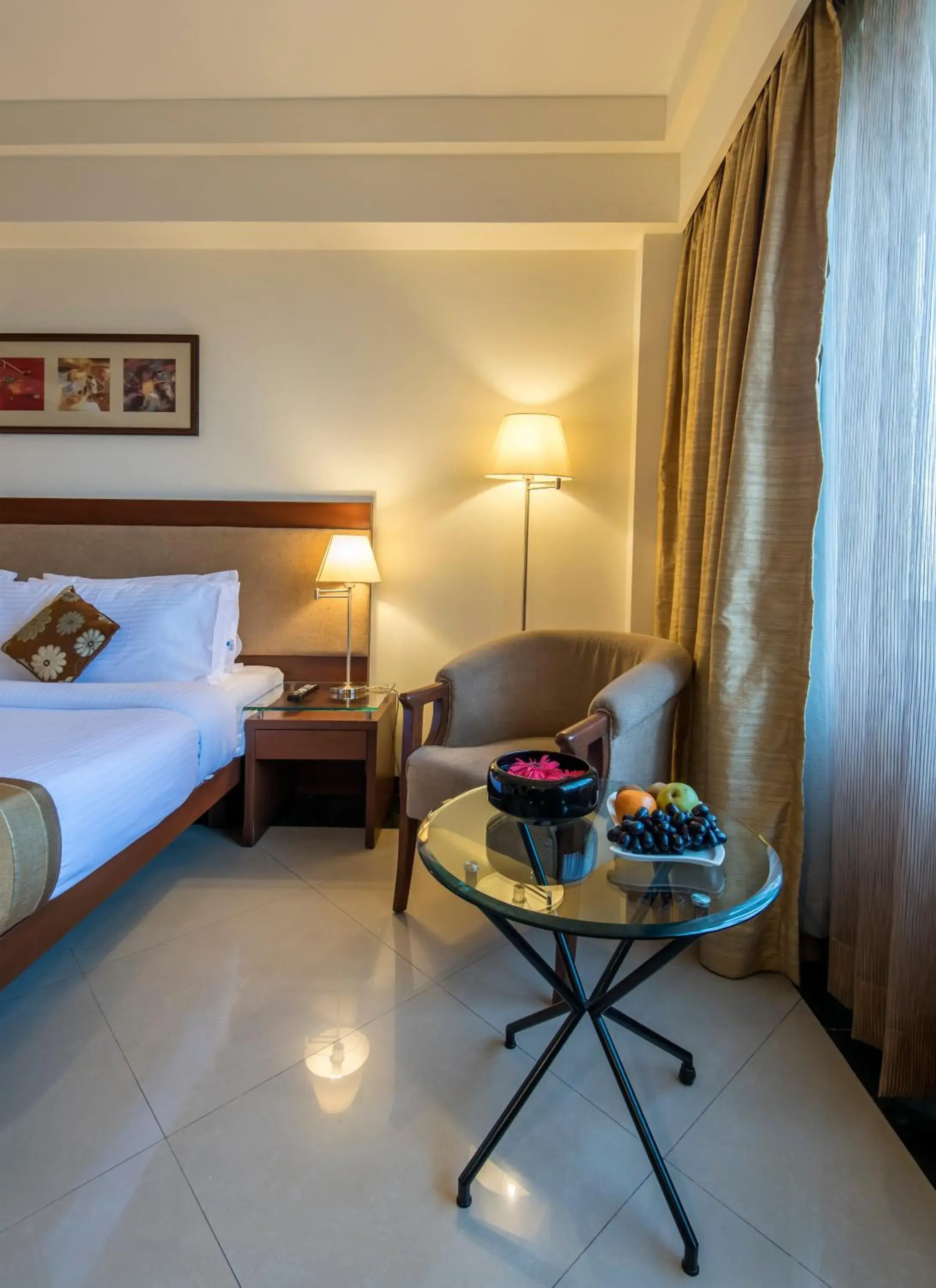 Seating area, Bed in Park Ornate Hotel Viman Nagar Seating area, Bed in Park Ornate Hotel Viman Nagar