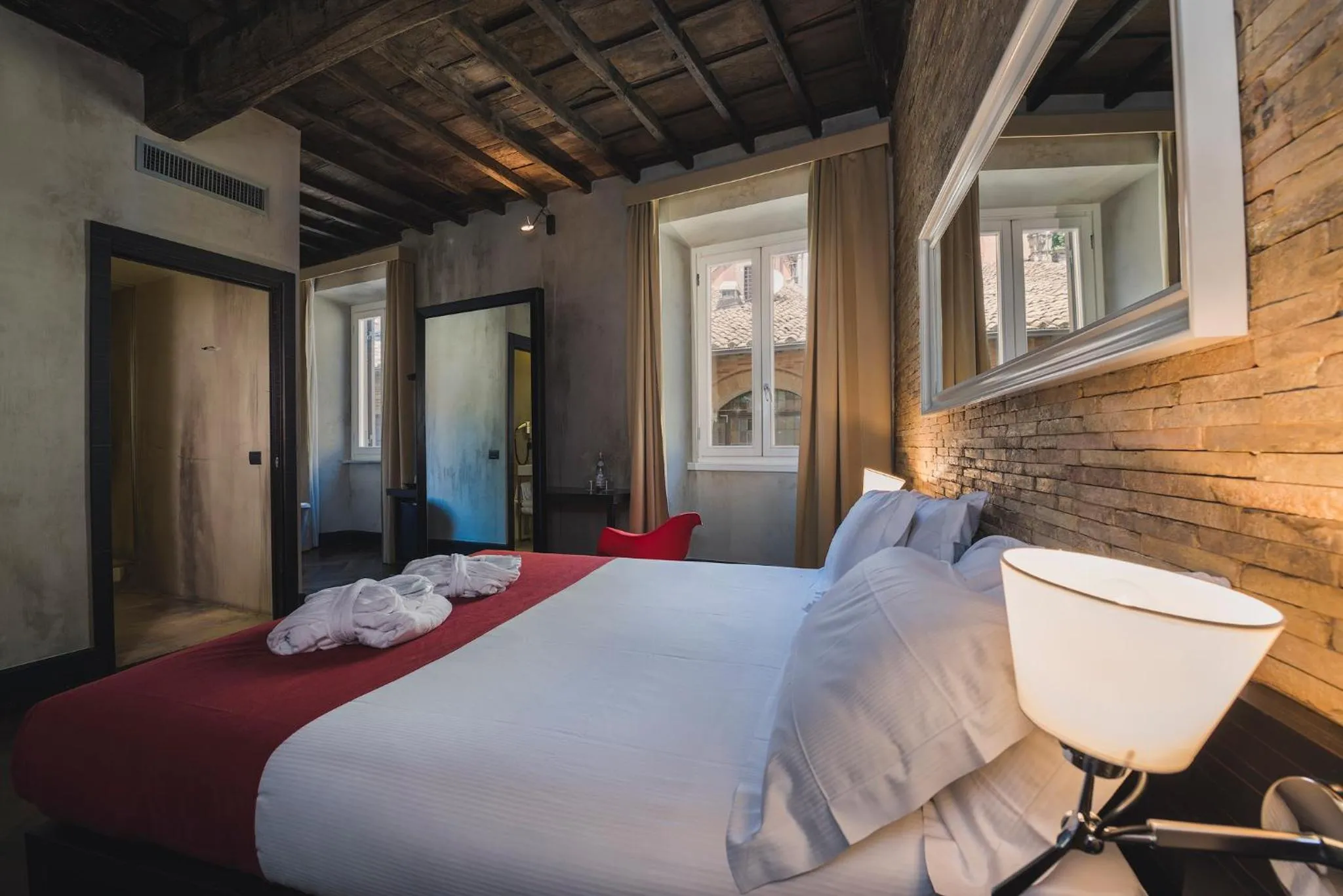 Photo of the whole room, Bed in Relais 88