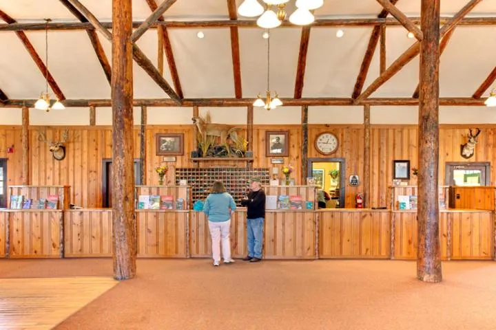 Lobby or reception in YMCA of the Rockies