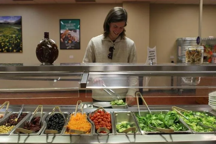 Dining area in YMCA of the Rockies