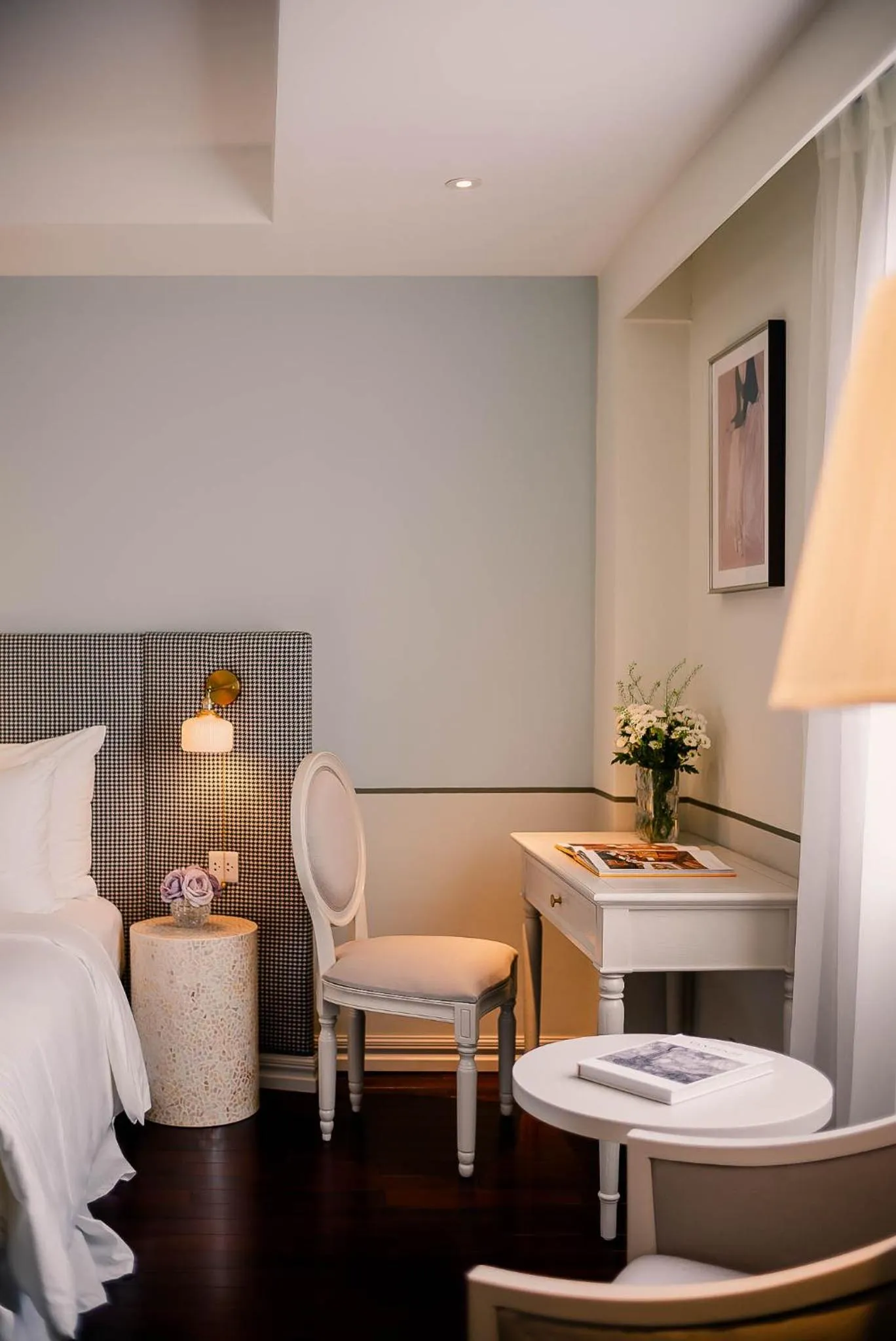 Bed in Le Jardin Hotel Haute Couture