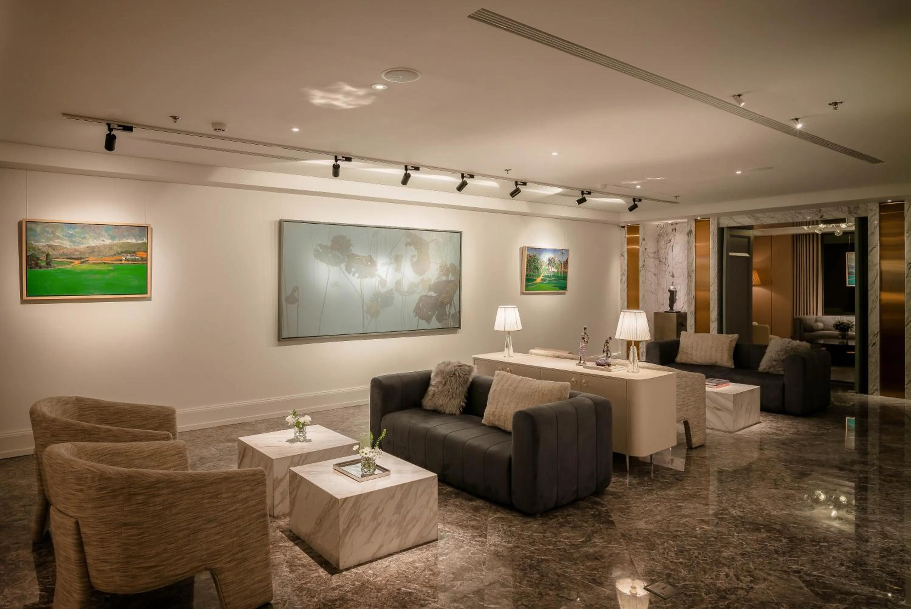 Living room in Le Jardin Hotel Haute Couture