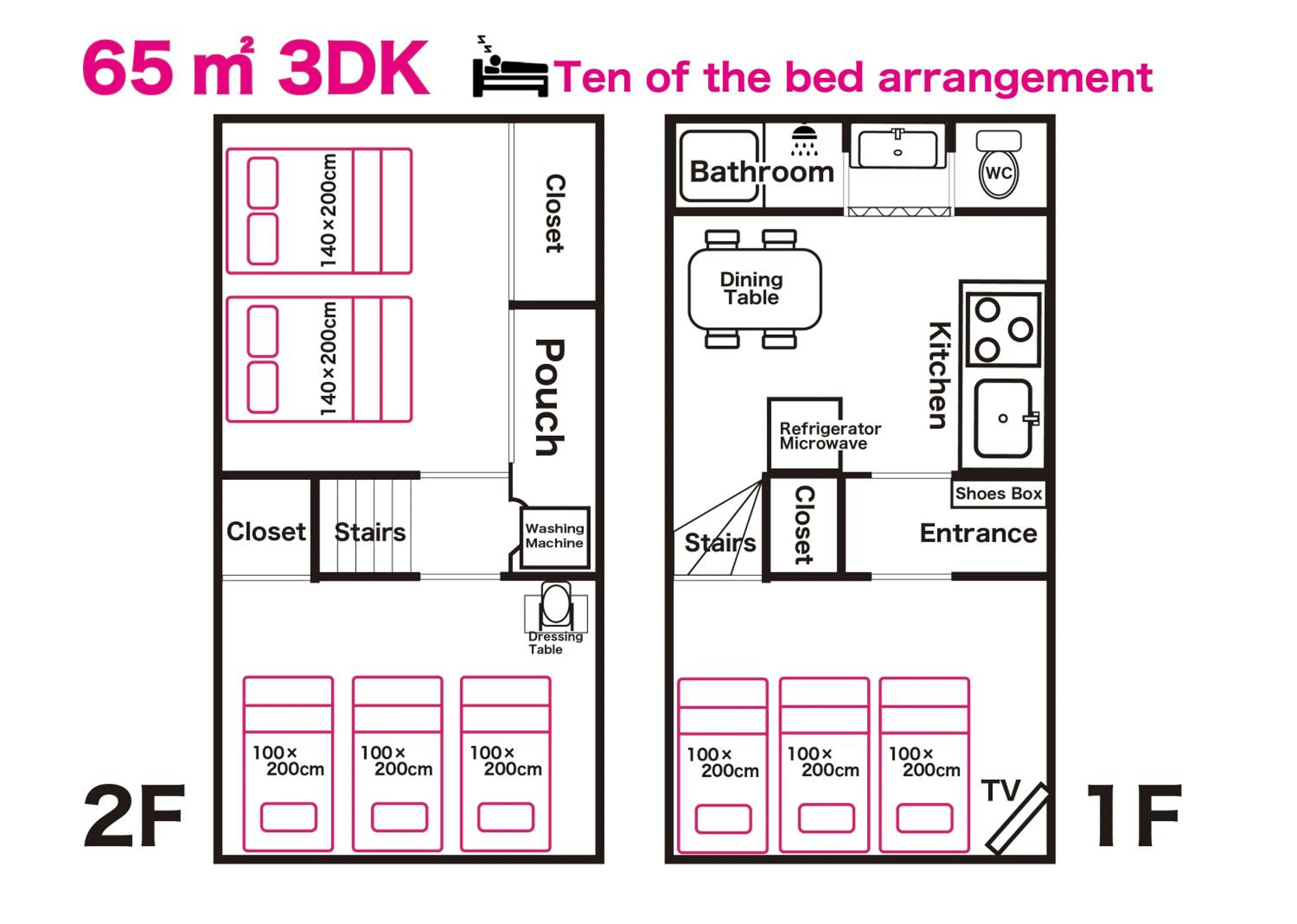 Bed in City Hotel Universal Studios Japan