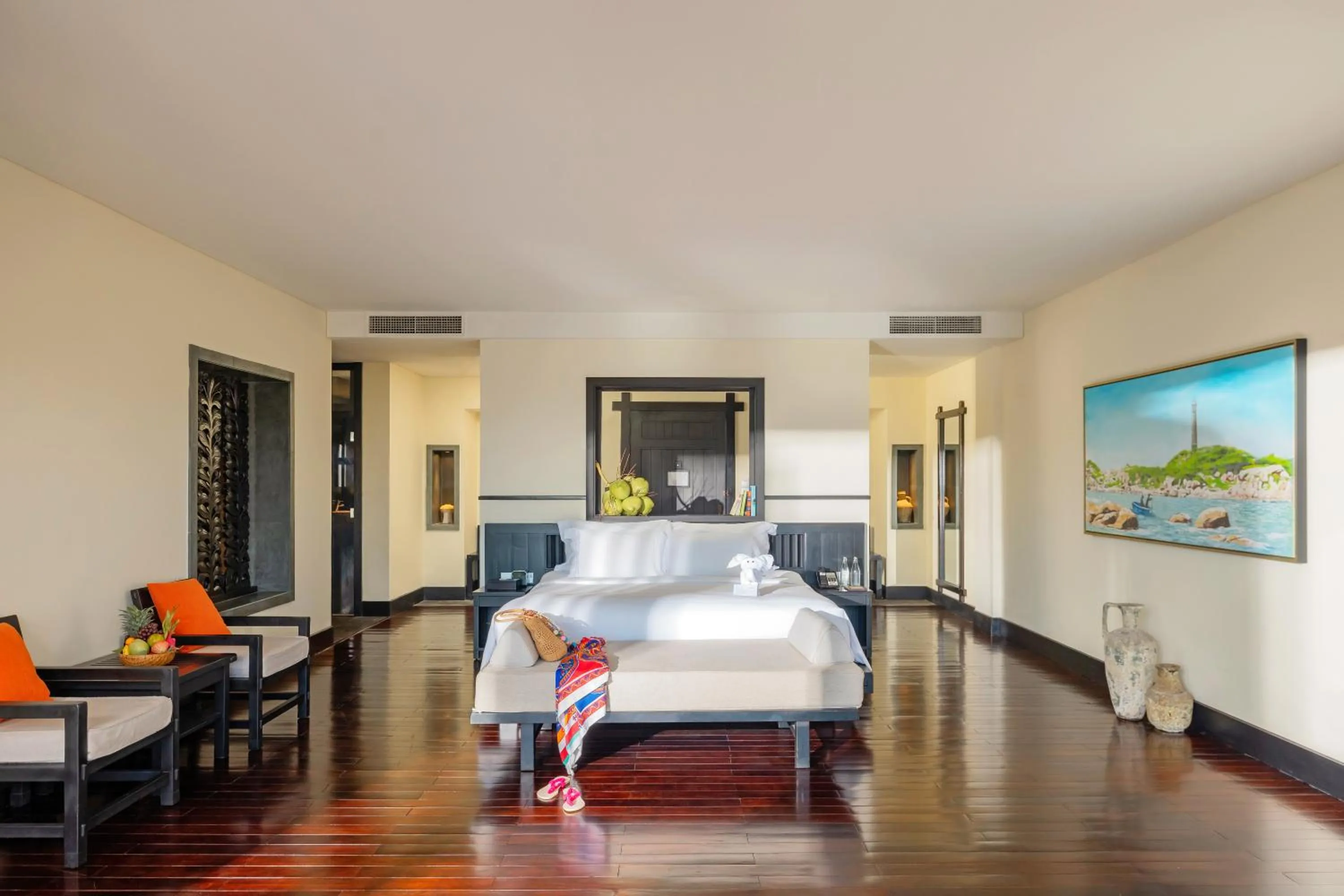 Bed in Anantara Mui Ne Resort