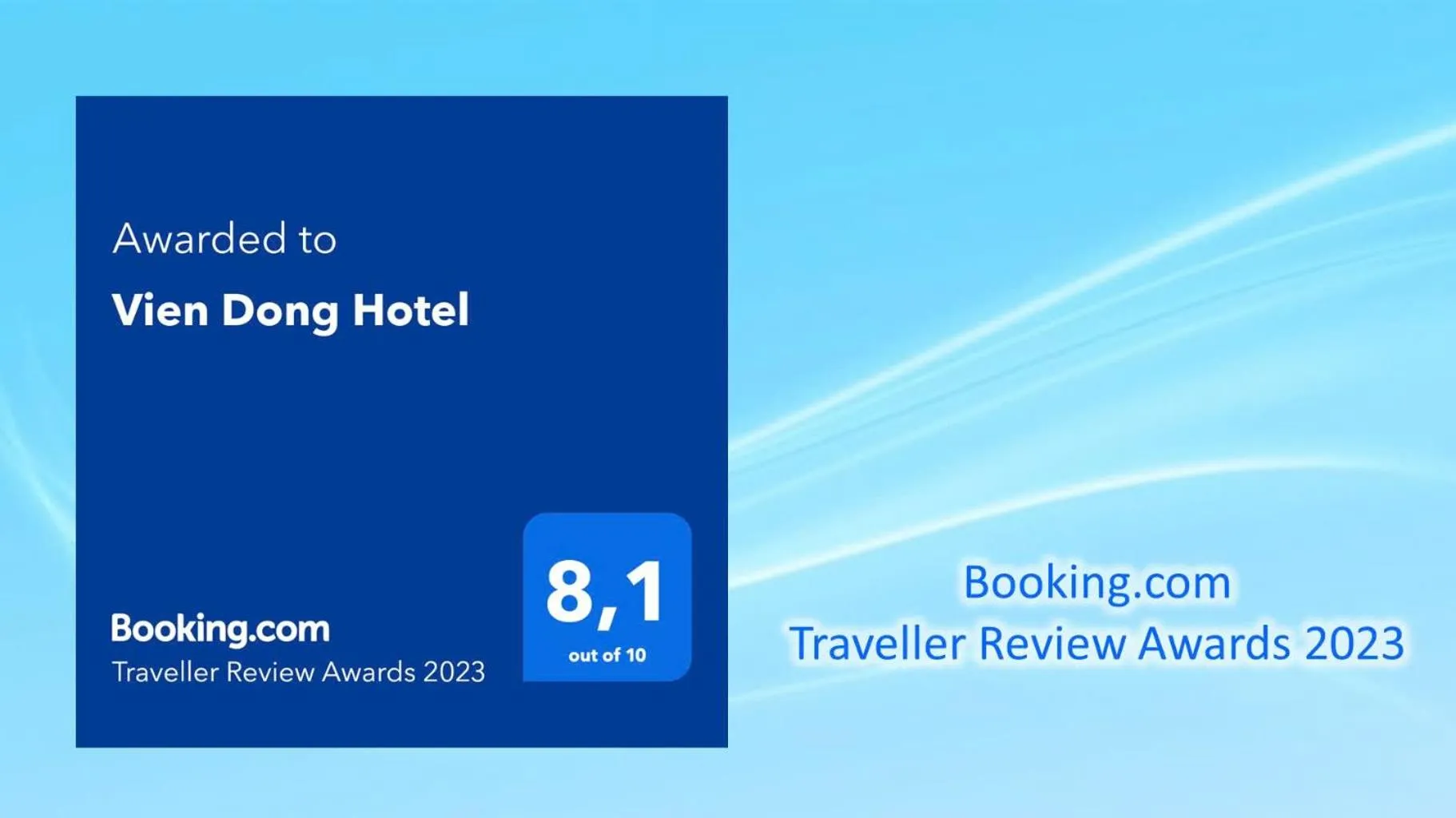 Certificate/Award in Vien Dong Hotel - Near Bui Vien Walking Street