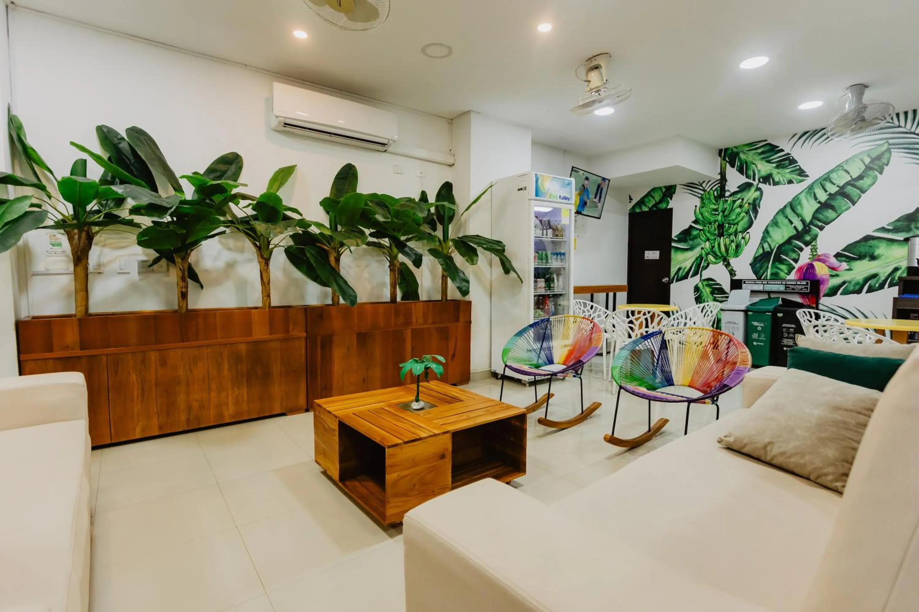 Lobby or reception in Hotel Plataneras Plaza