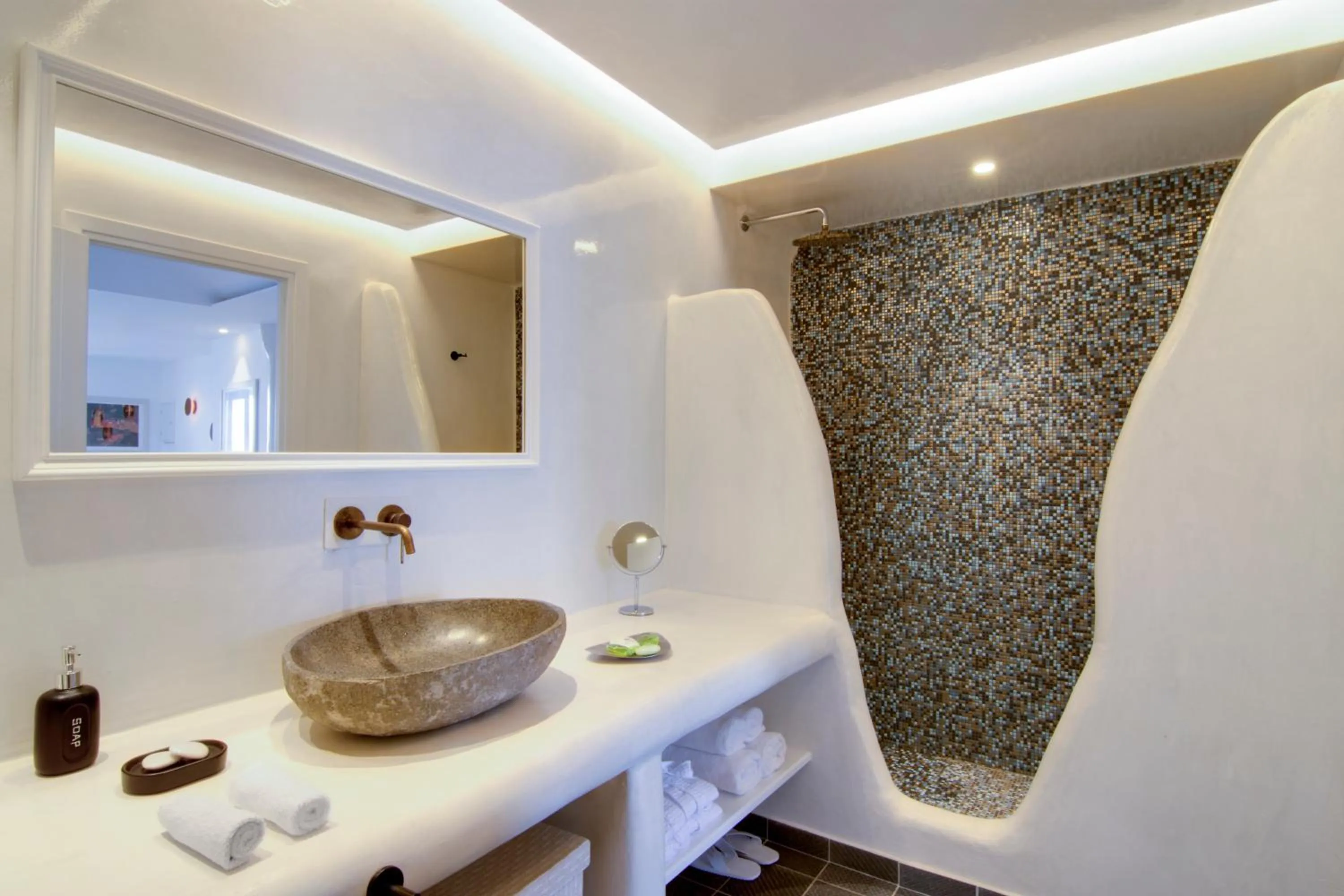 Bathroom in Secret Legend Suites