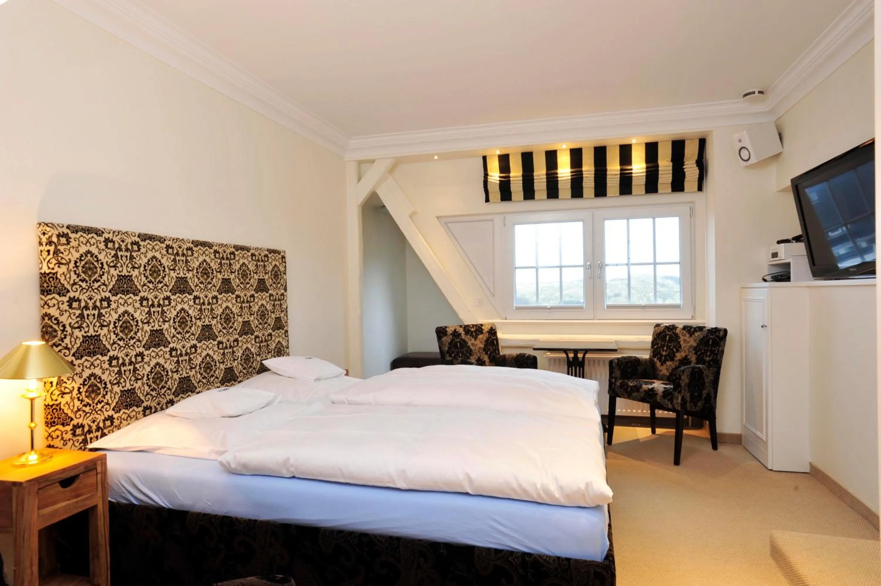 Bedroom, Bed in Hotel Strandhörn