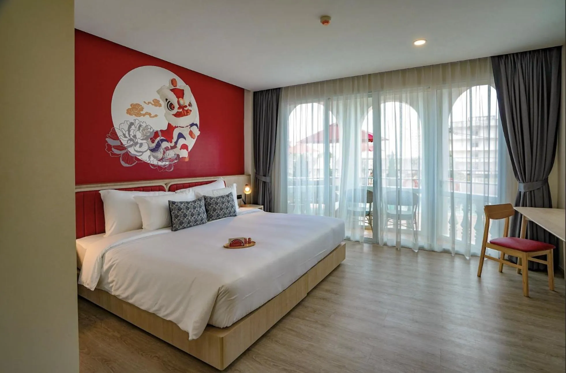 Bedroom, Bed in Hotel Midtown Ratsada