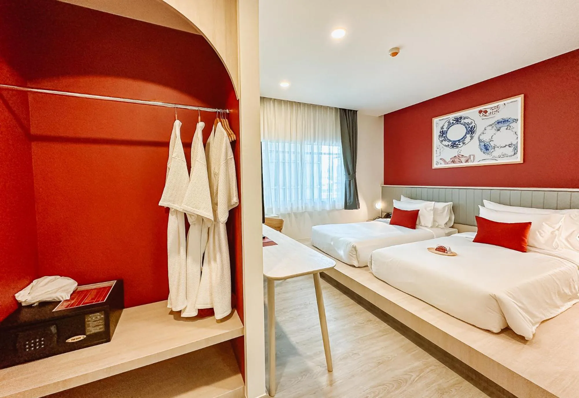 Bed in Hotel Midtown Ratsada