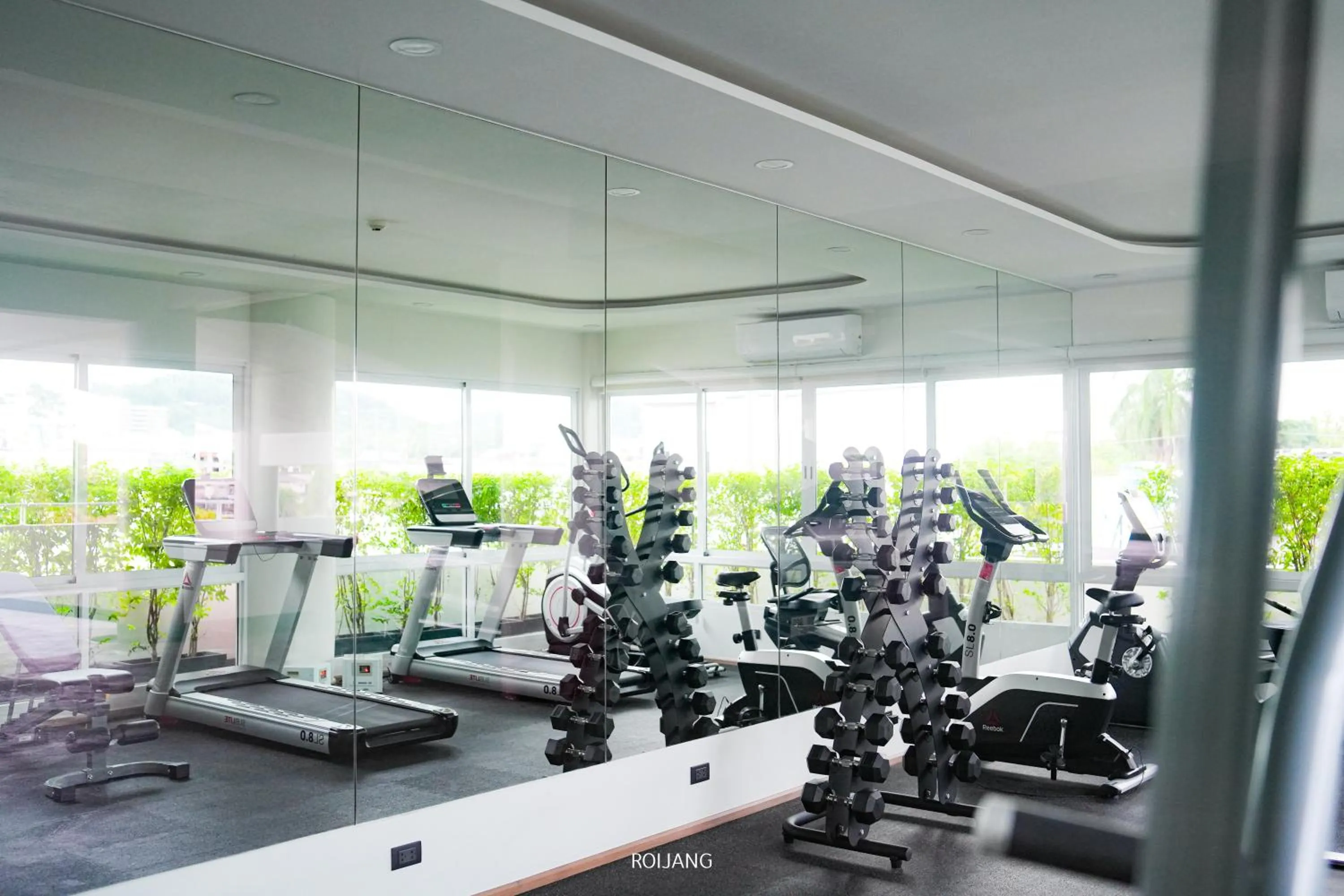 Fitness centre/facilities in Hotel Midtown Ratsada