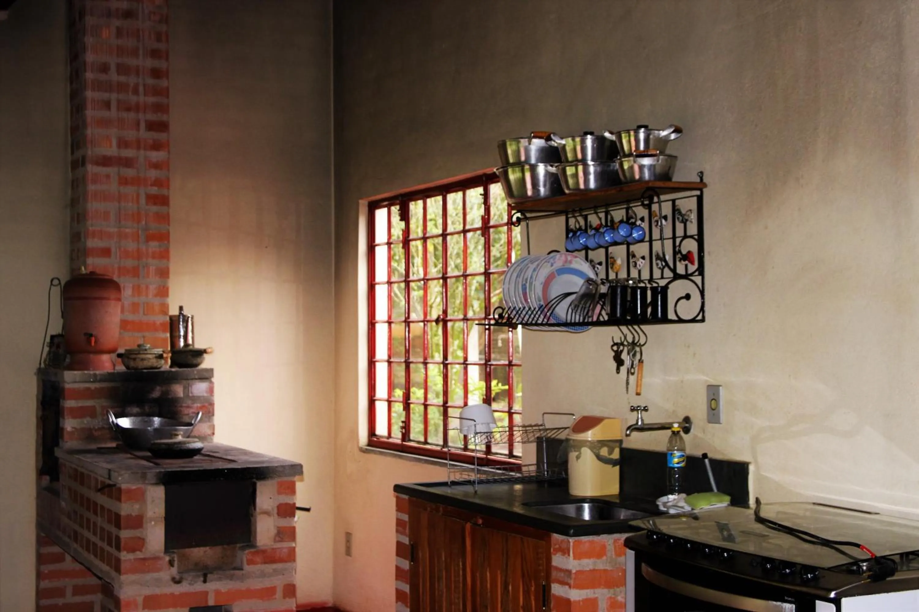 Kitchen or kitchenette in Sitio Estrada Real de Tirandentes