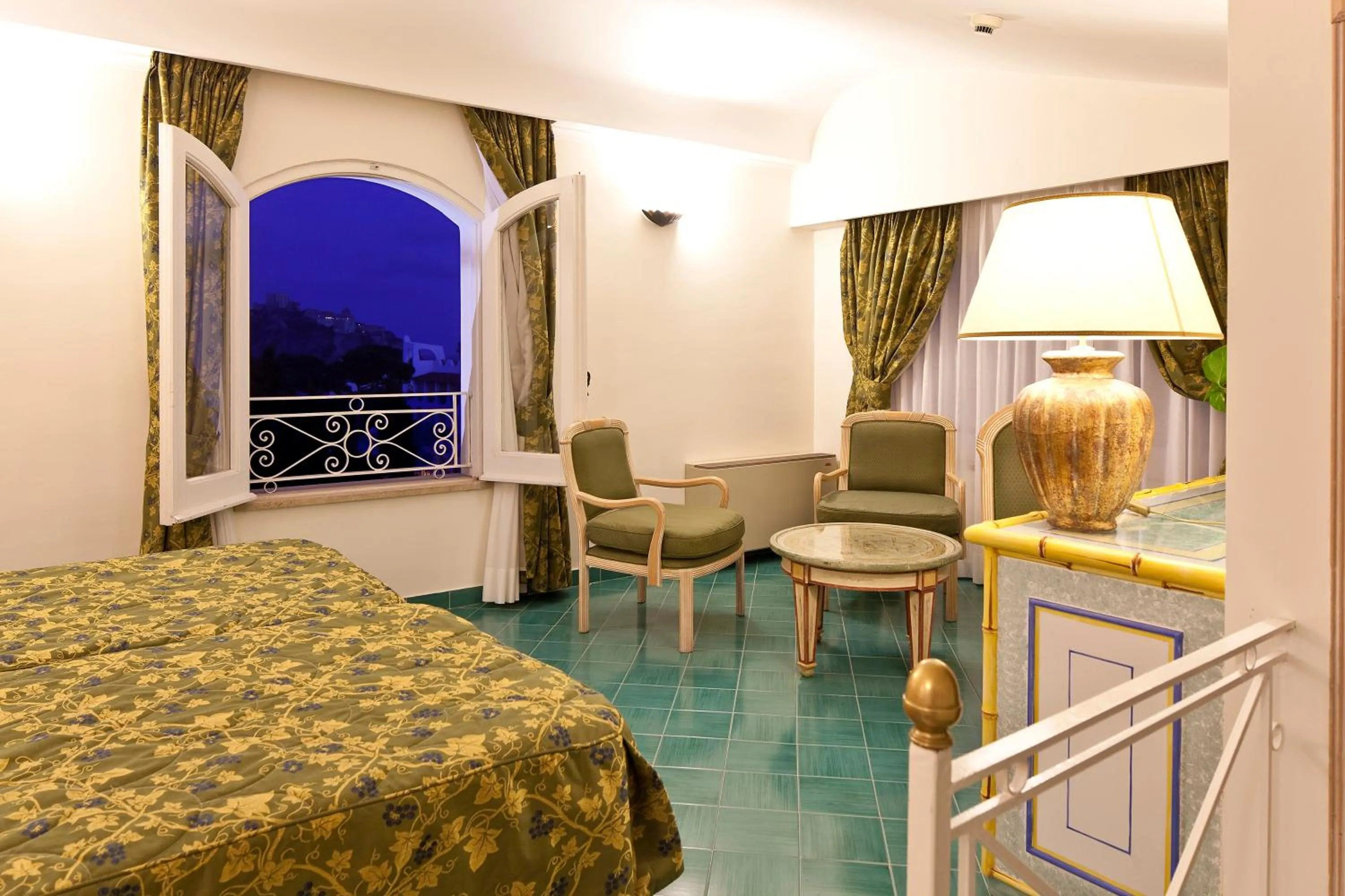 Bed in Grand Hotel Il Moresco