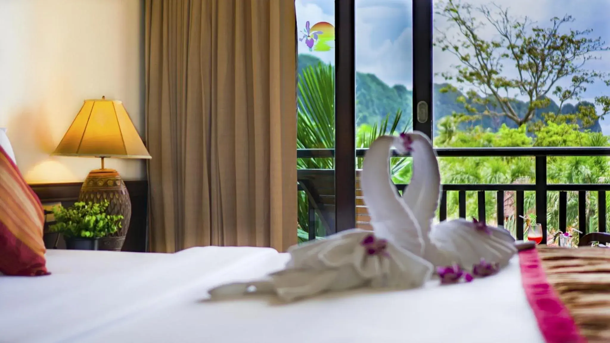 Bed in Aonang Orchid Resort Bed in Aonang Orchid Resort