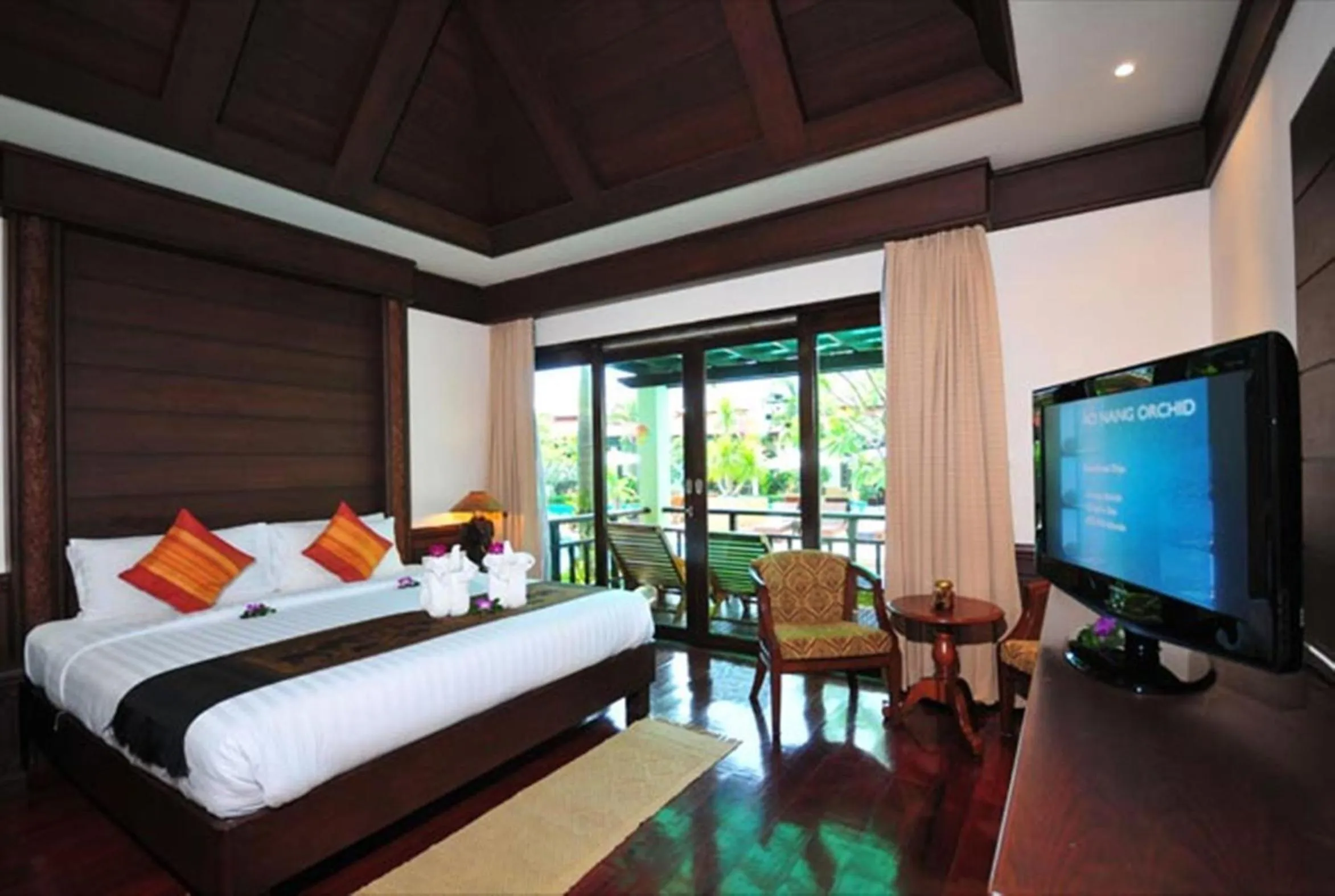 Bed in Aonang Orchid Resort