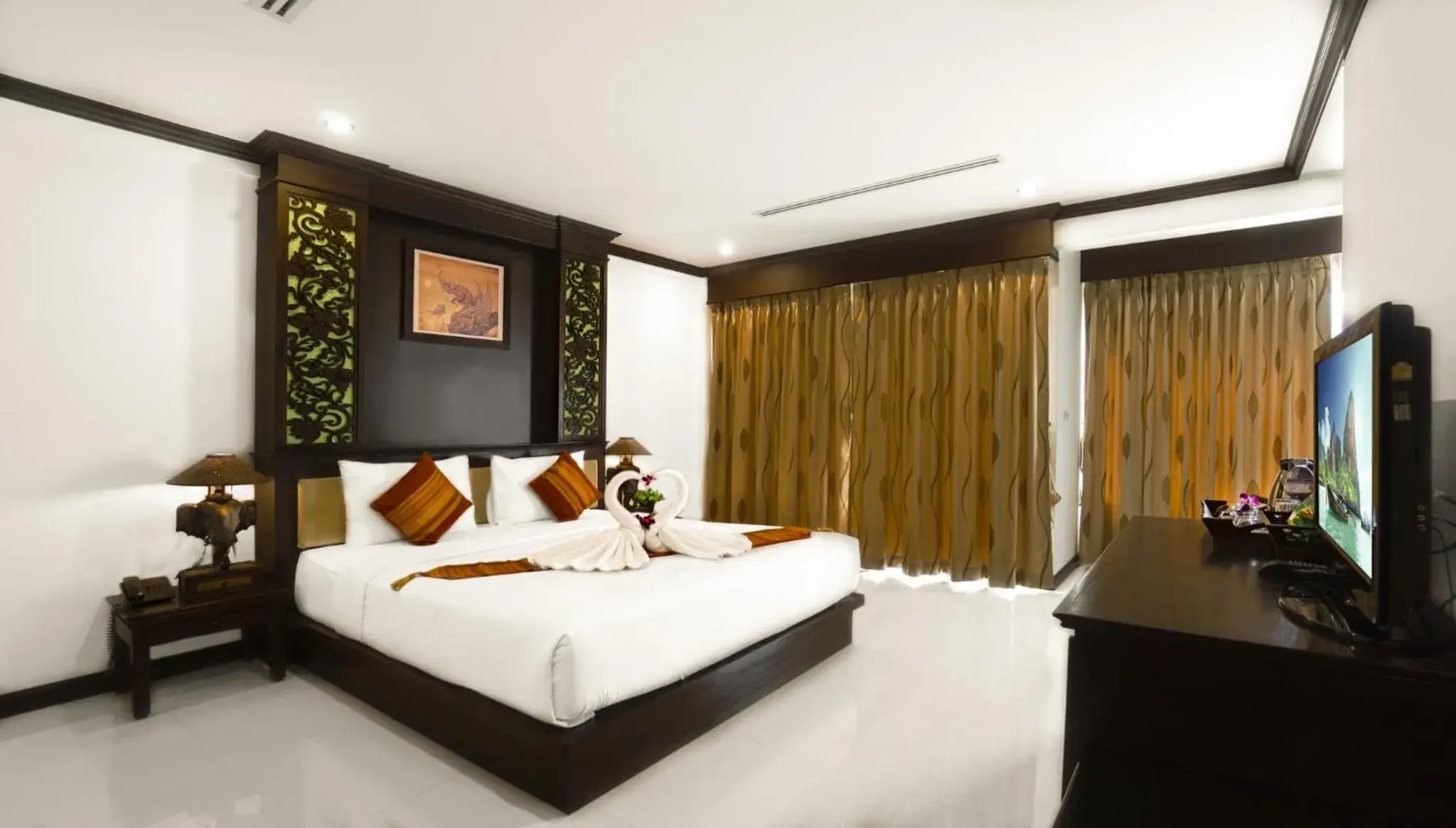 Bed in Aonang Orchid Resort Bed in Aonang Orchid Resort