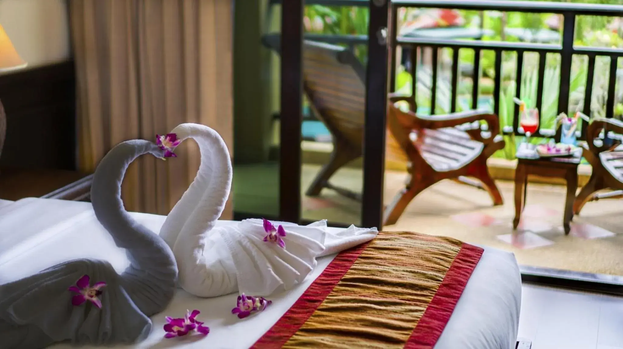 Bed in Aonang Orchid Resort Bed in Aonang Orchid Resort