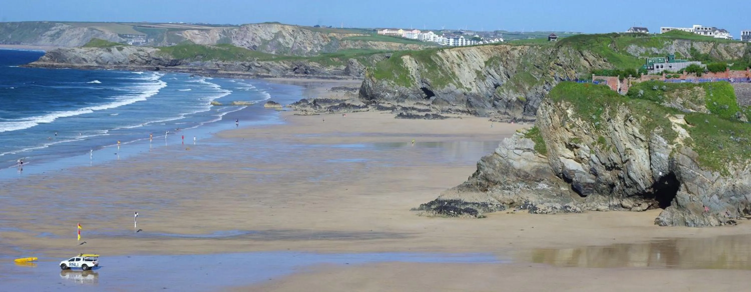 Beach in Trevellis Bed and Breakfast
