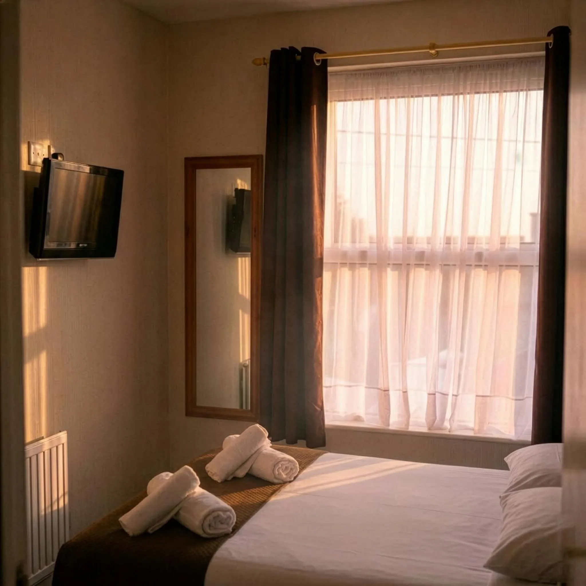 View (from property/room), Bed in Trevellis Bed and Breakfast