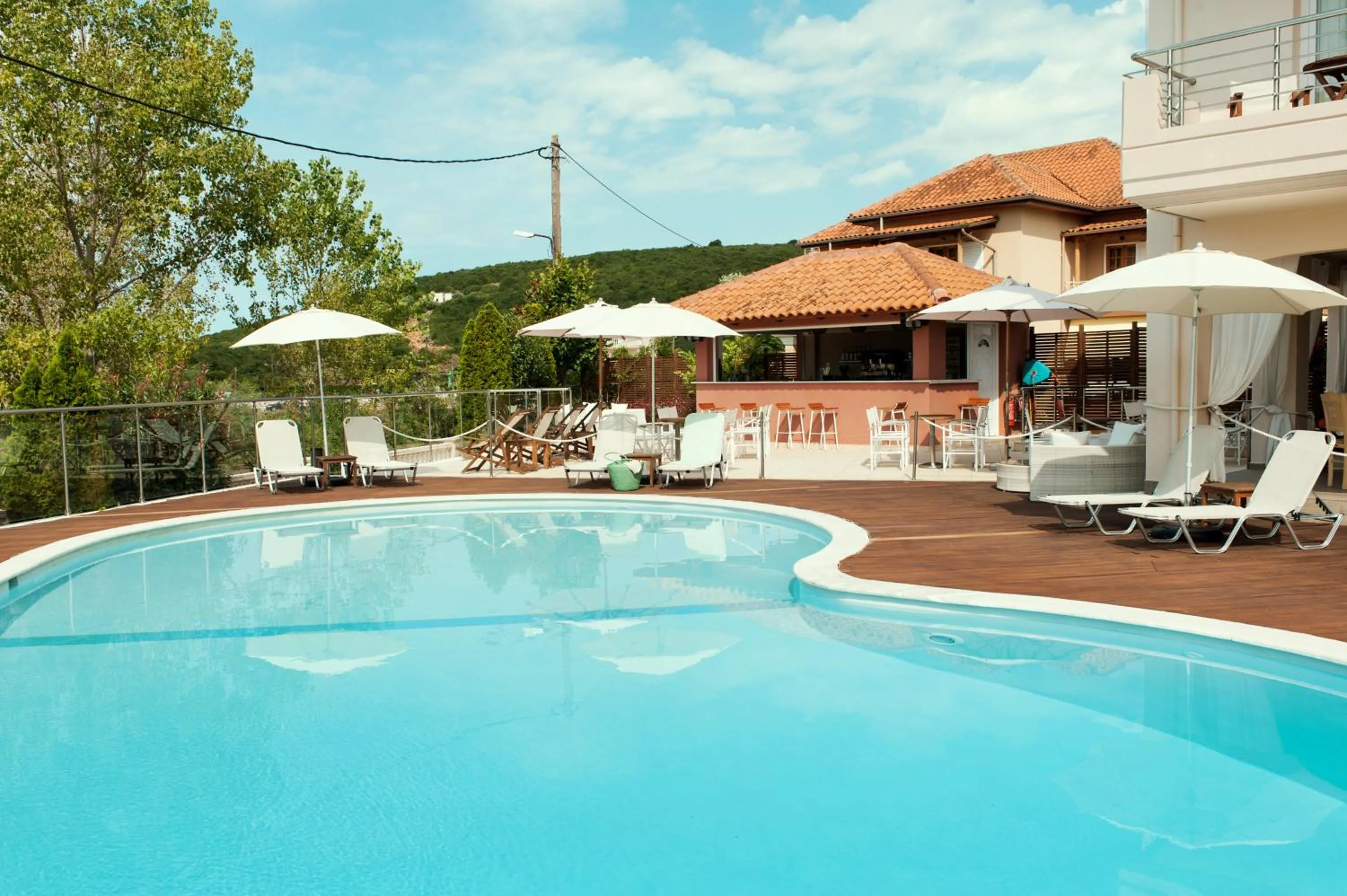 Swimming pool in Ammos Bay