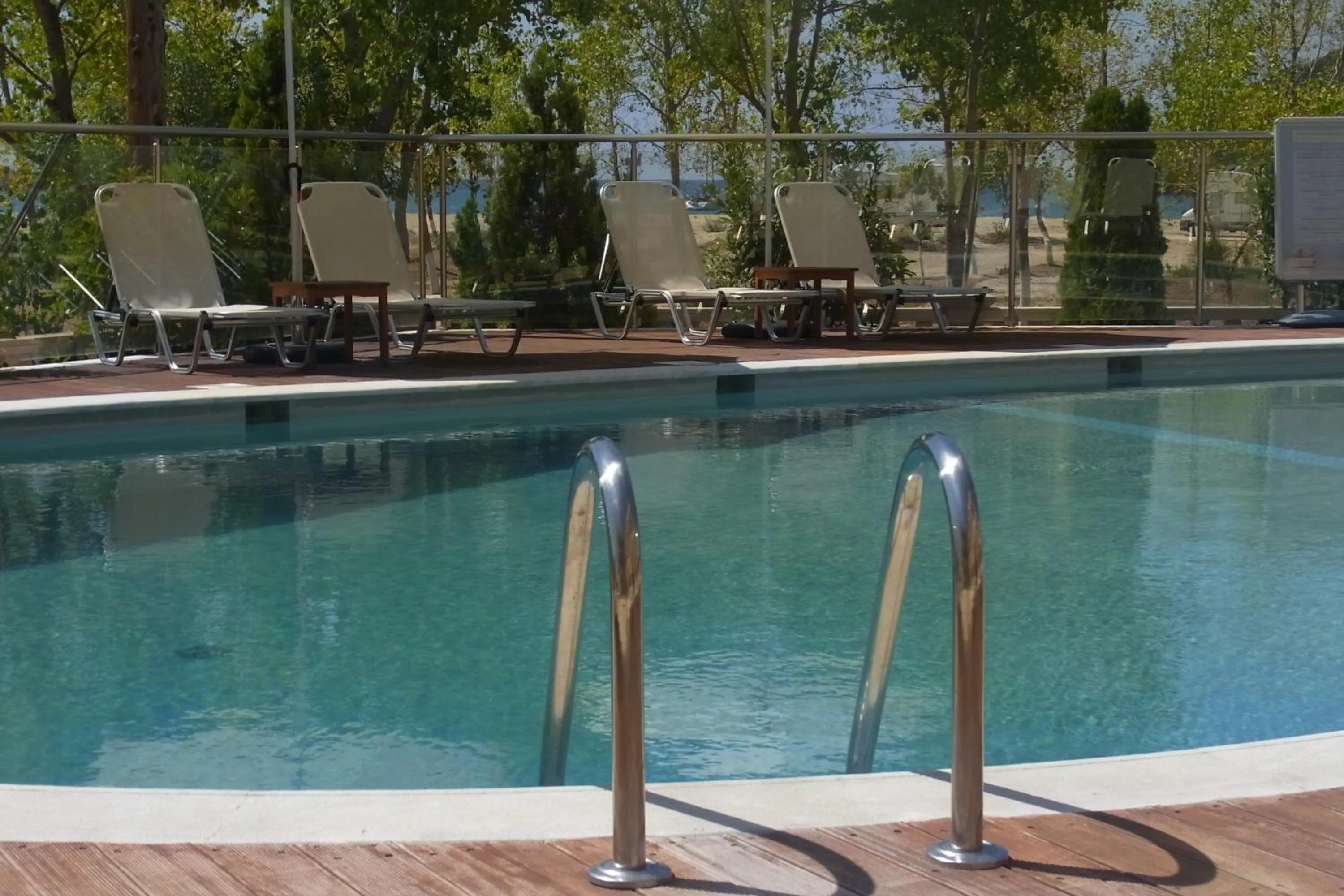 Swimming pool in Ammos Bay