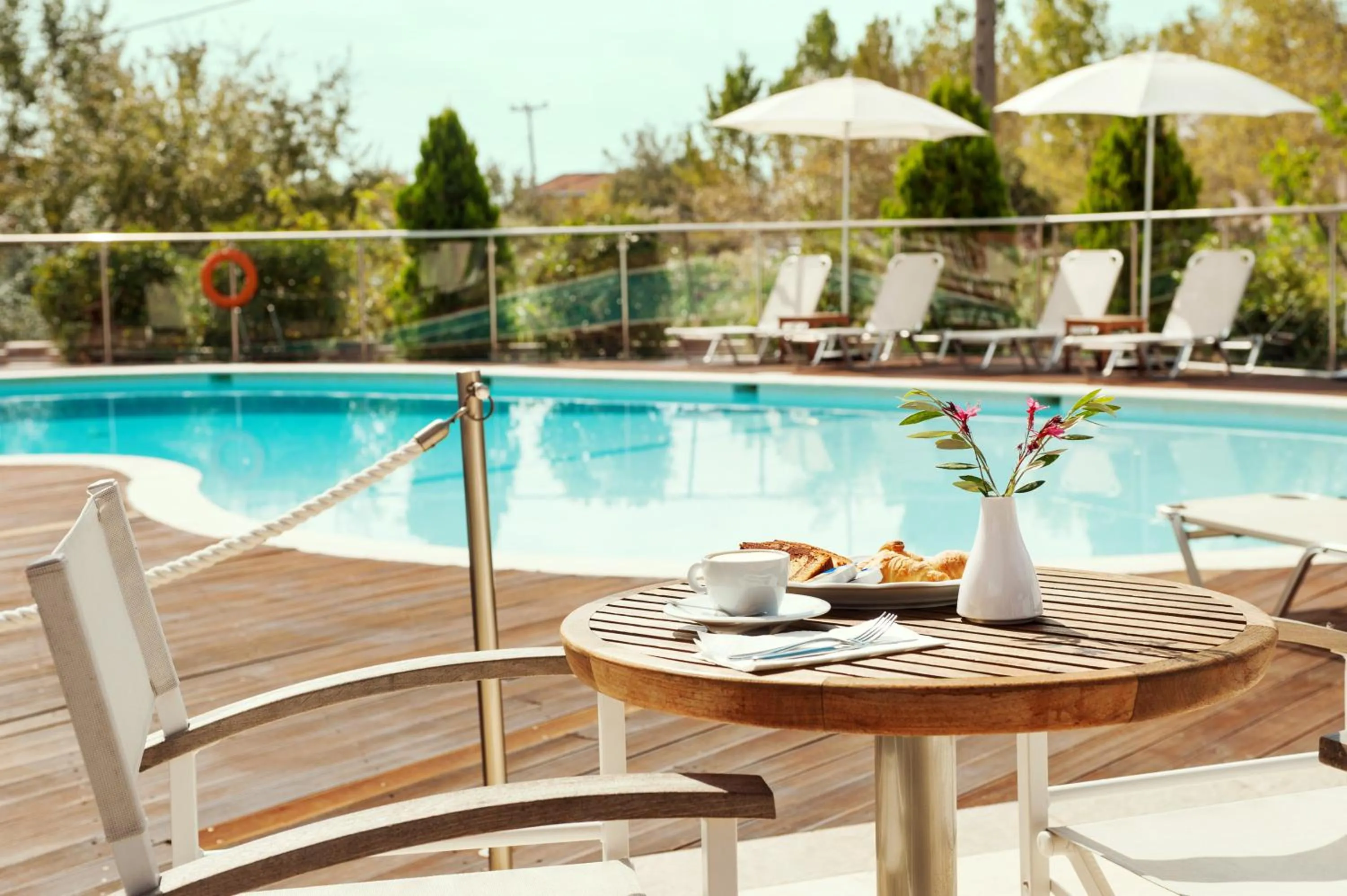 Swimming pool in Ammos Bay