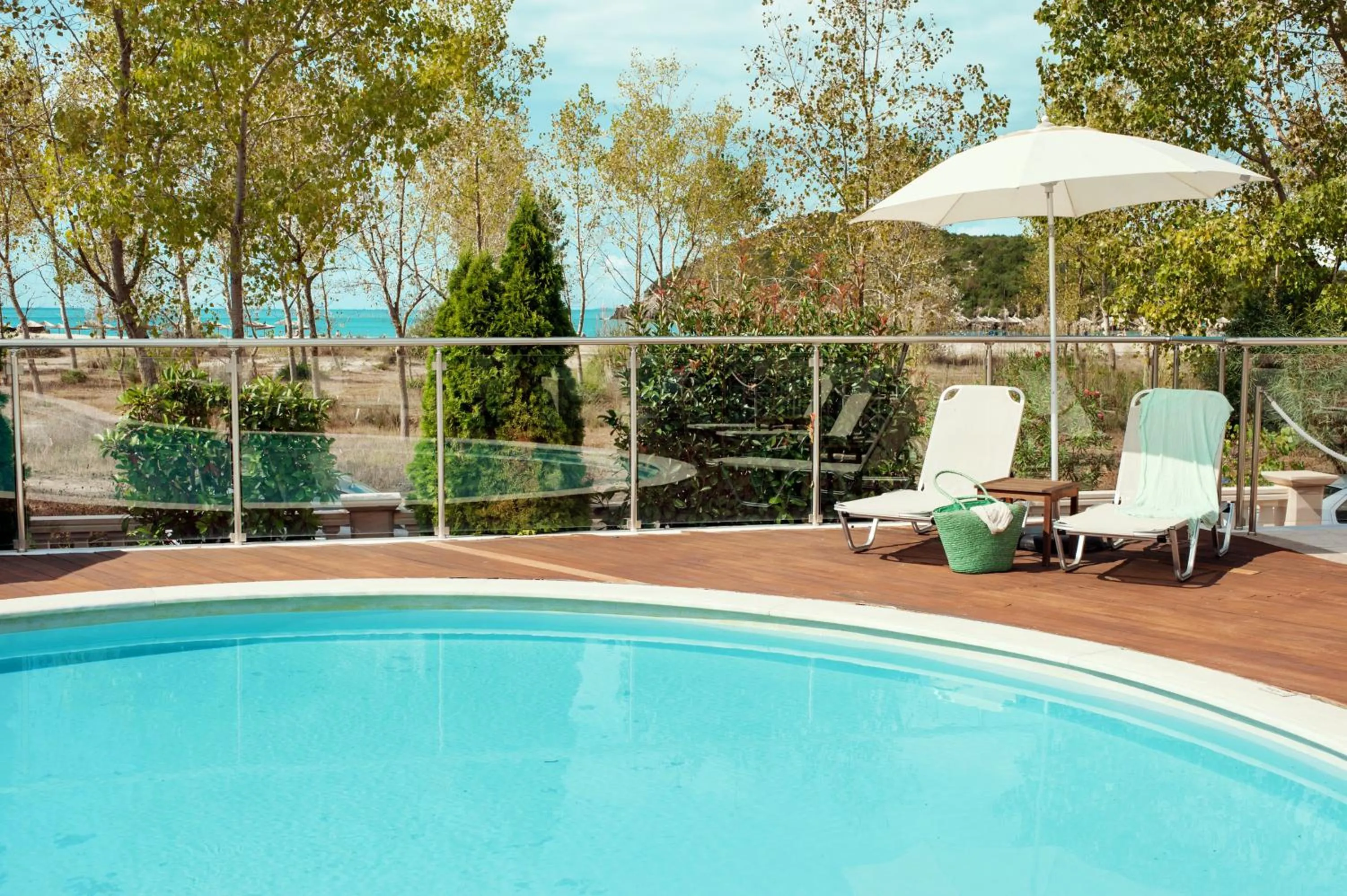 Swimming pool in Ammos Bay