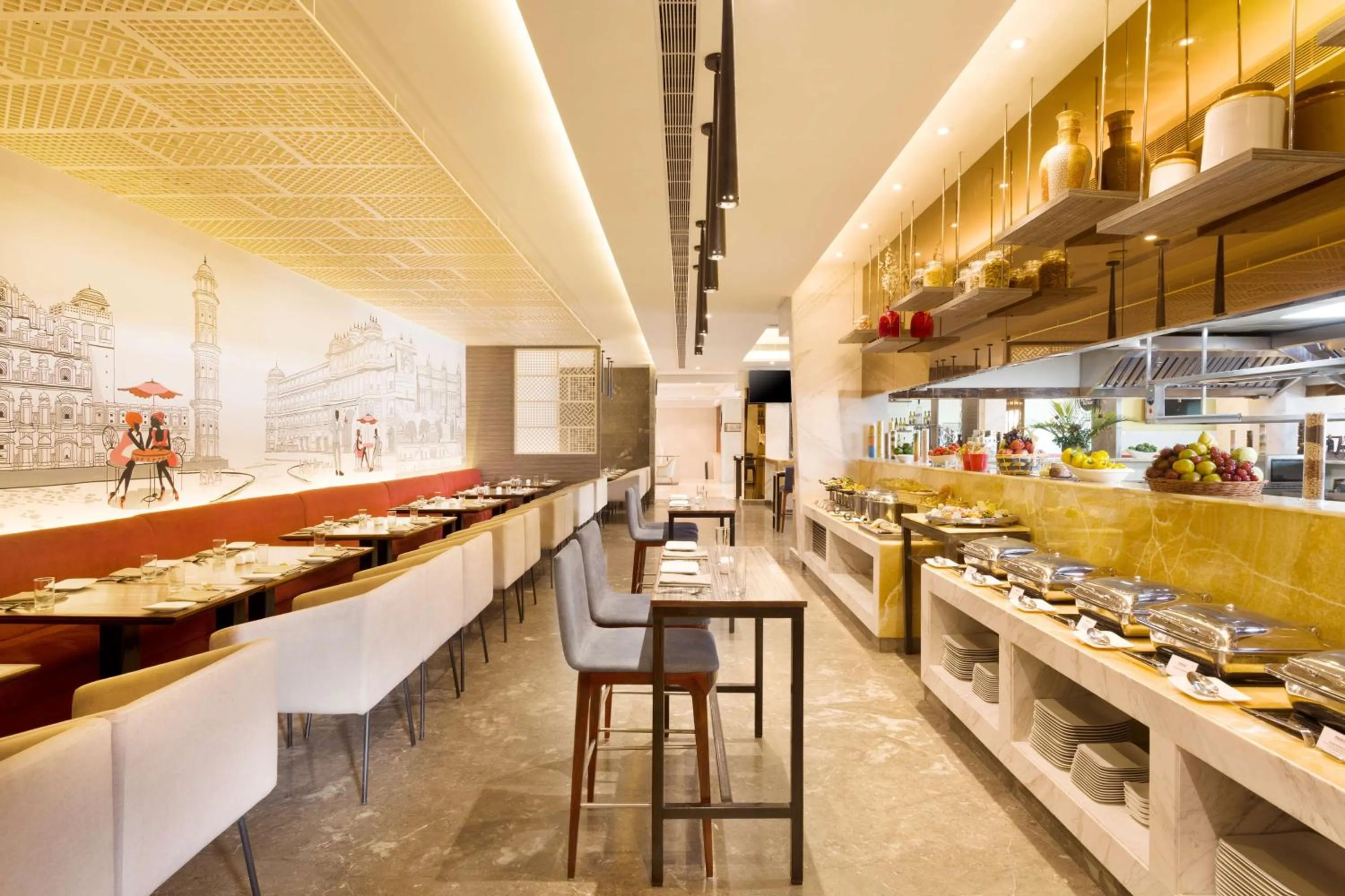 Restaurant/places to eat in Radisson Jaipur City Center