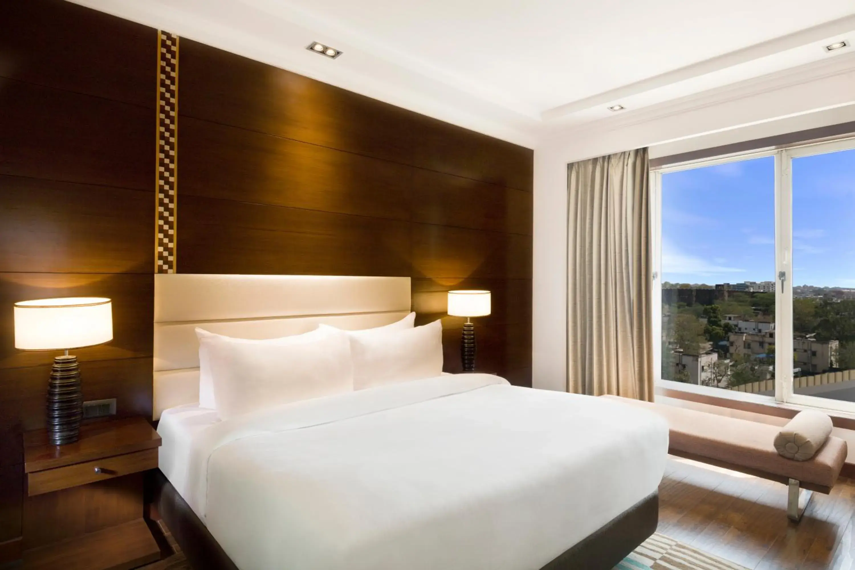 Bed in Radisson Jaipur City Center Bed in Radisson Jaipur City Center