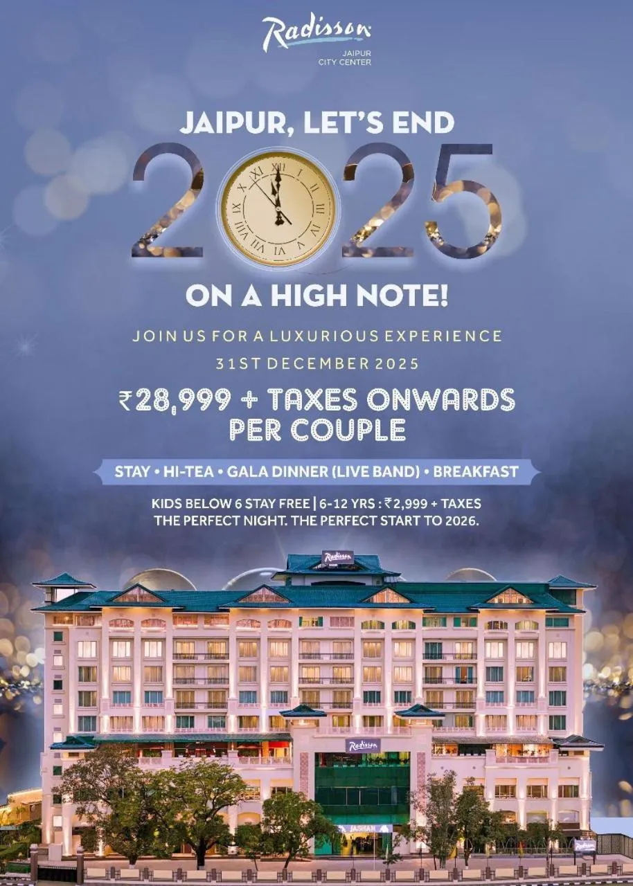 Evening entertainment in Radisson Jaipur City Center