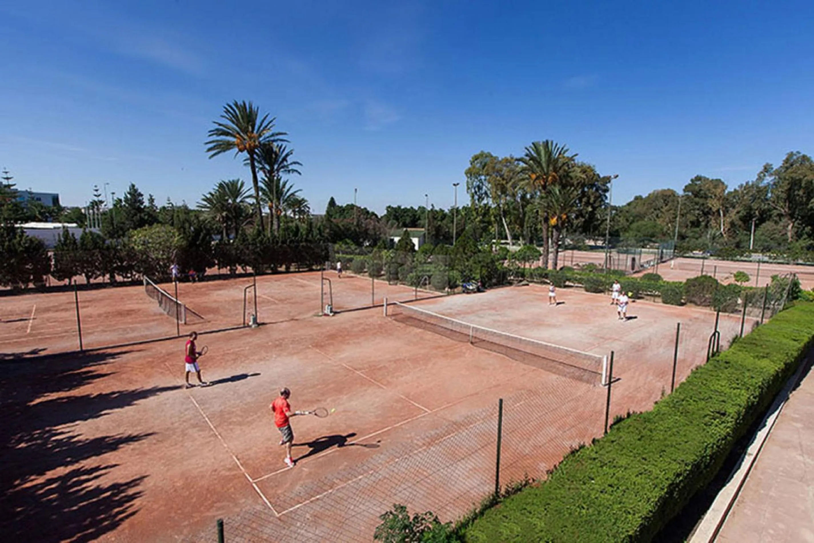 Tennis court in Sahara Beach Aquapark Resort
