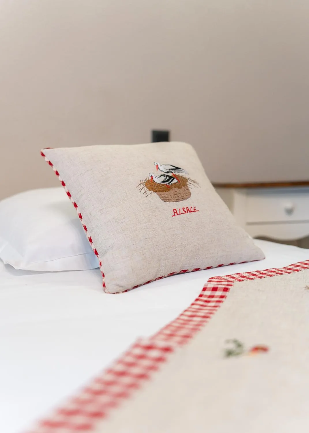 Bed in Hôtel Berceau Du Vigneron