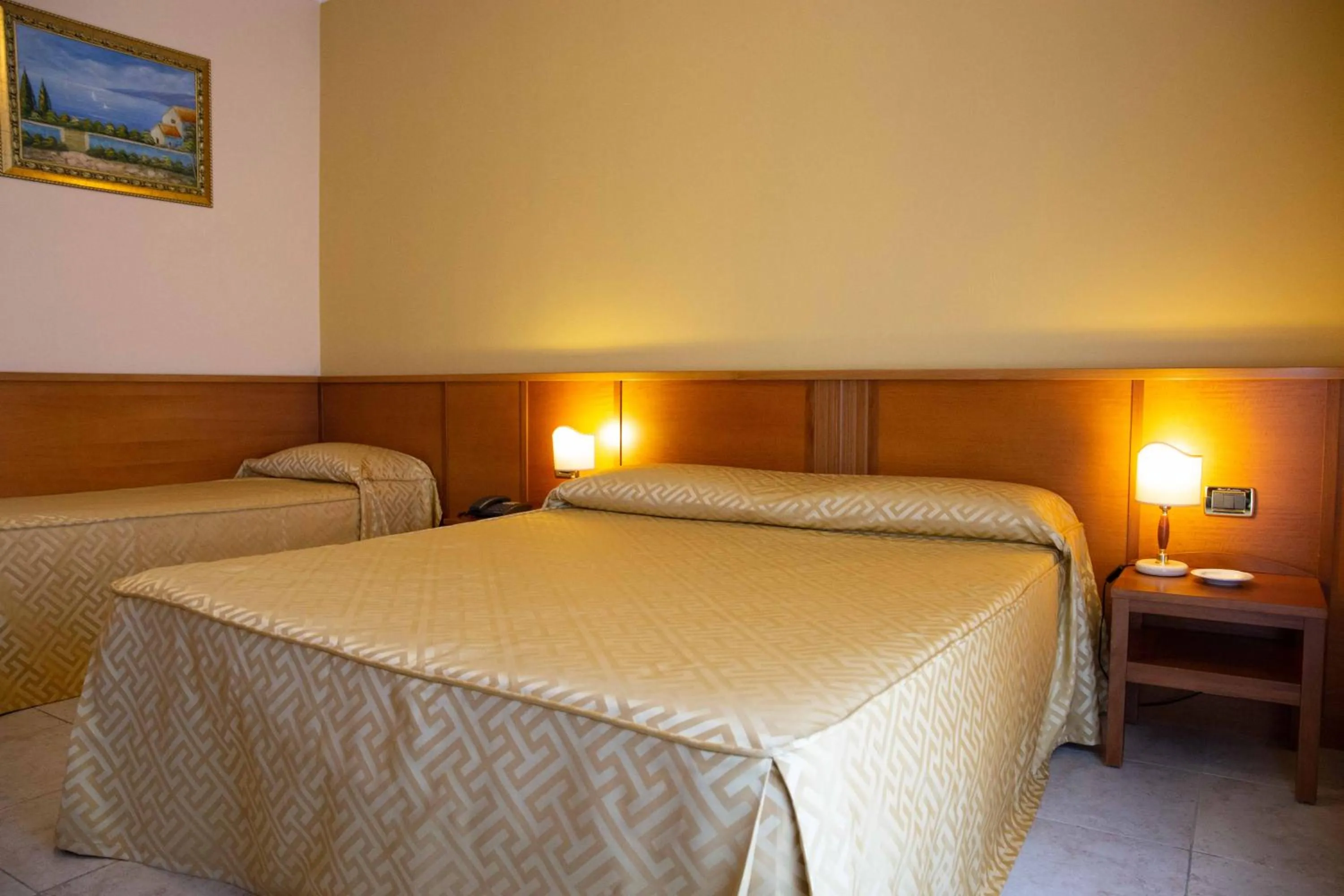 Bed in Hotel Maddaloni