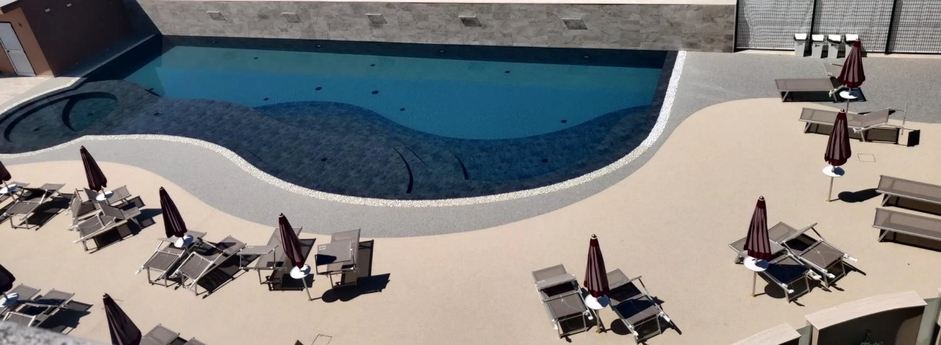 Swimming pool in Hotel Baffo Rosso