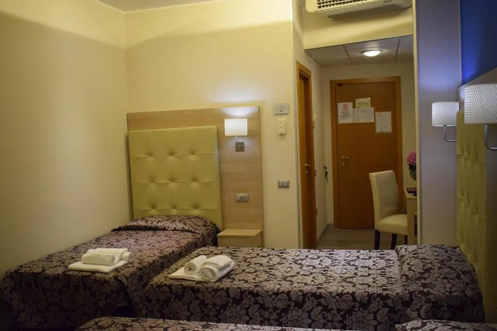 Bed in Hotel Baffo Rosso