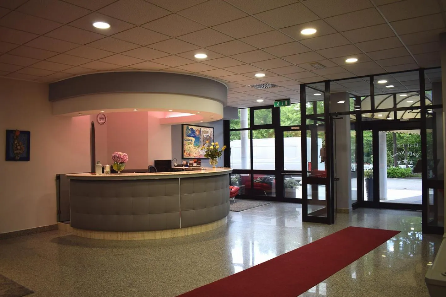 Lobby or reception in Hotel Baffo Rosso